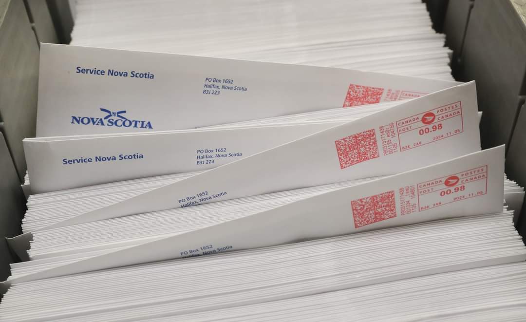 Provincial Government Mail Pickup at Access Centres