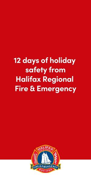 Follow along for our 12 Days of Holiday Fire Safety Tips!