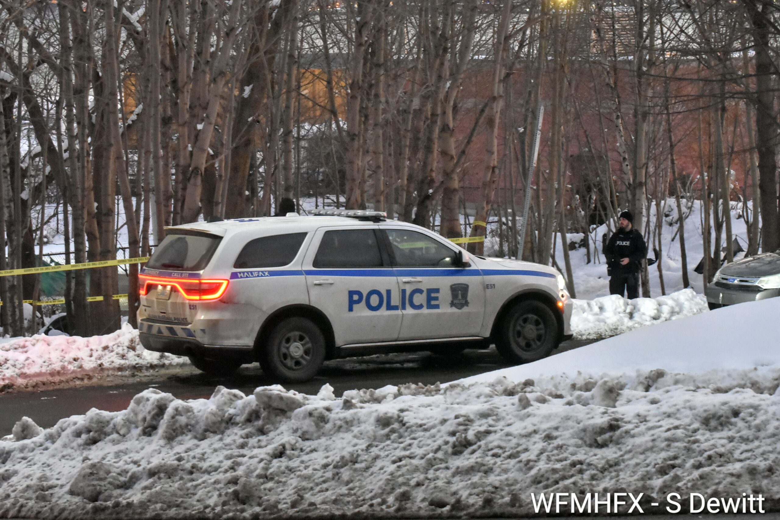 Police presence at homeless camp in Dartmouth