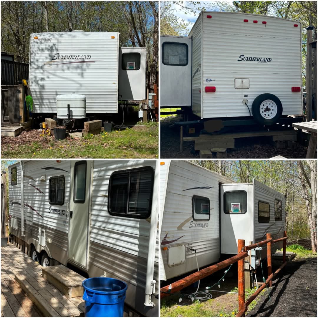 Kings District RCMP is looking for public assistance to identify a person believed to have stolen a Springdale travel trailer