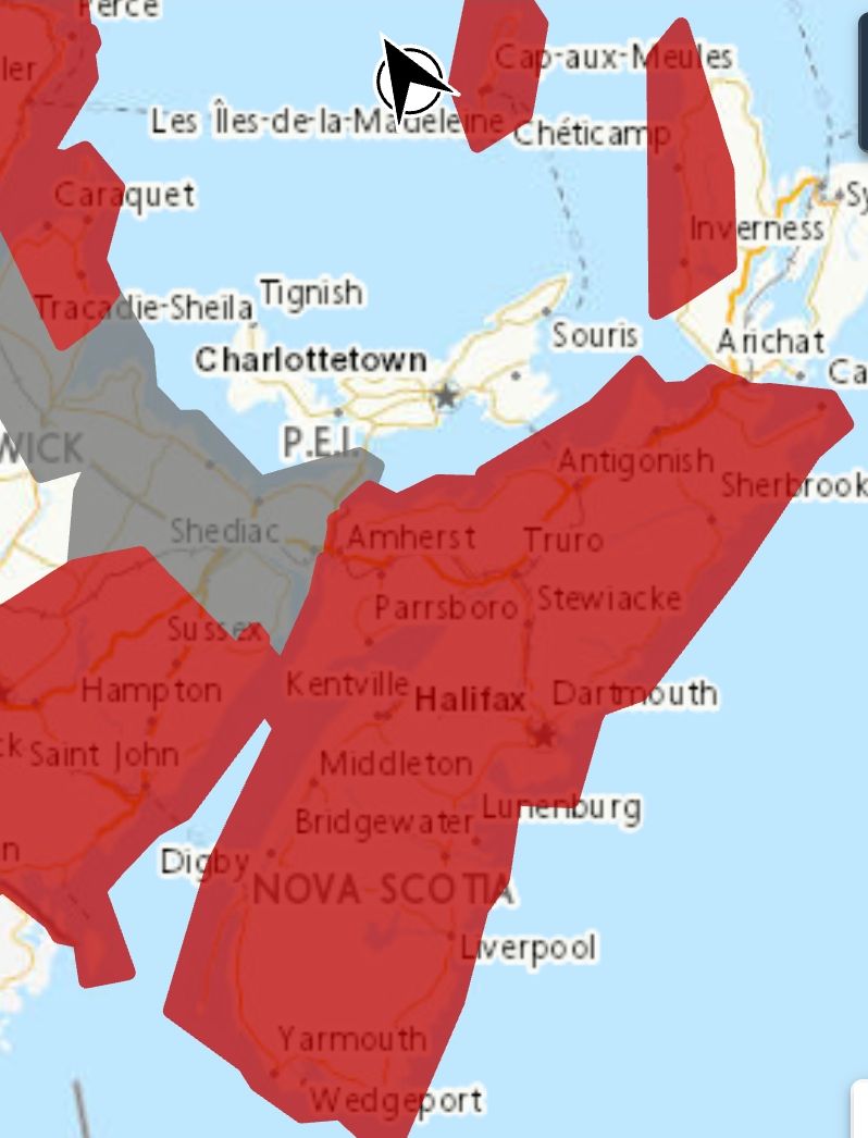 (Update) Wind warning in effect