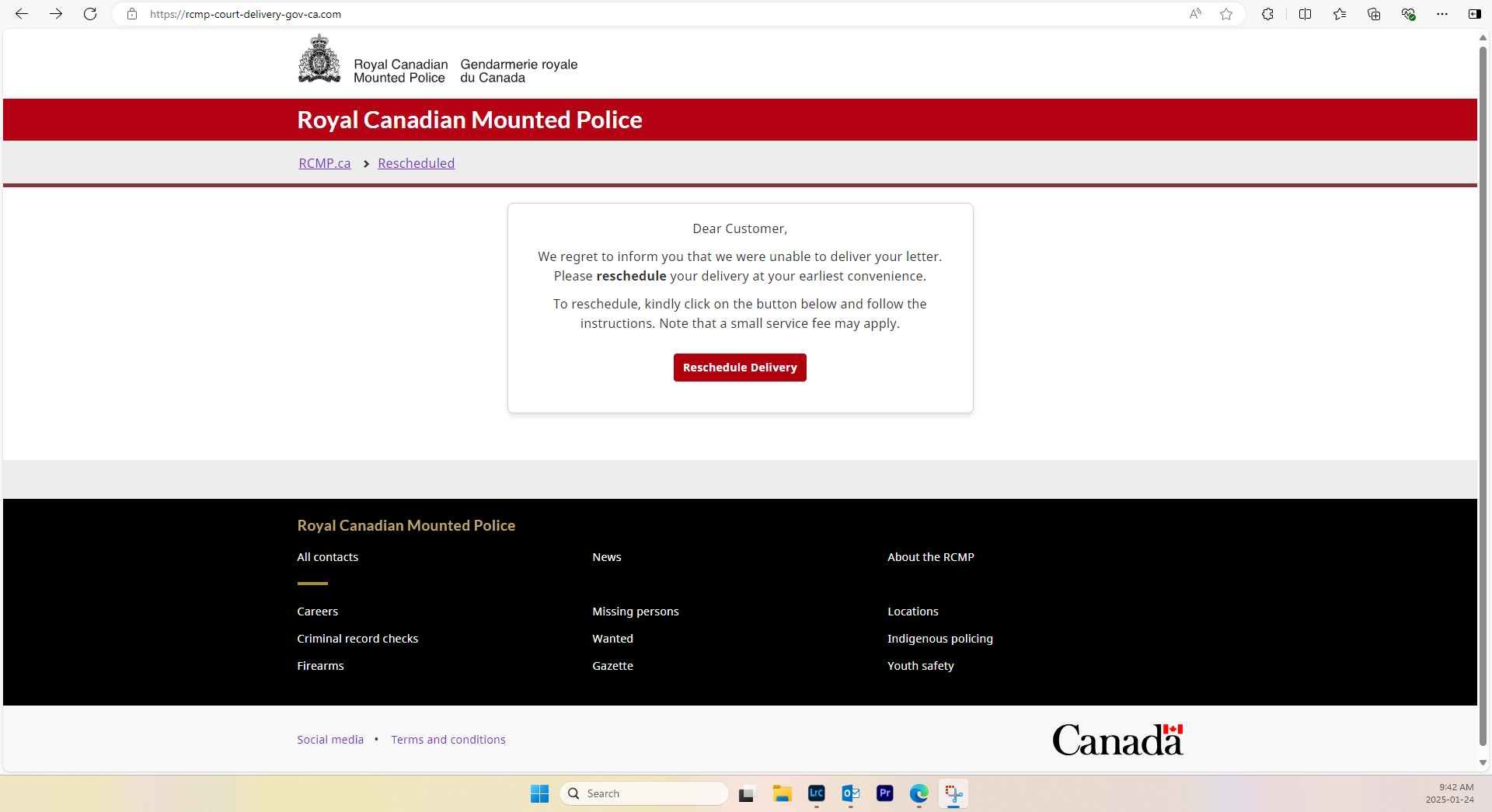 New text message scam appears to be from the RCMP