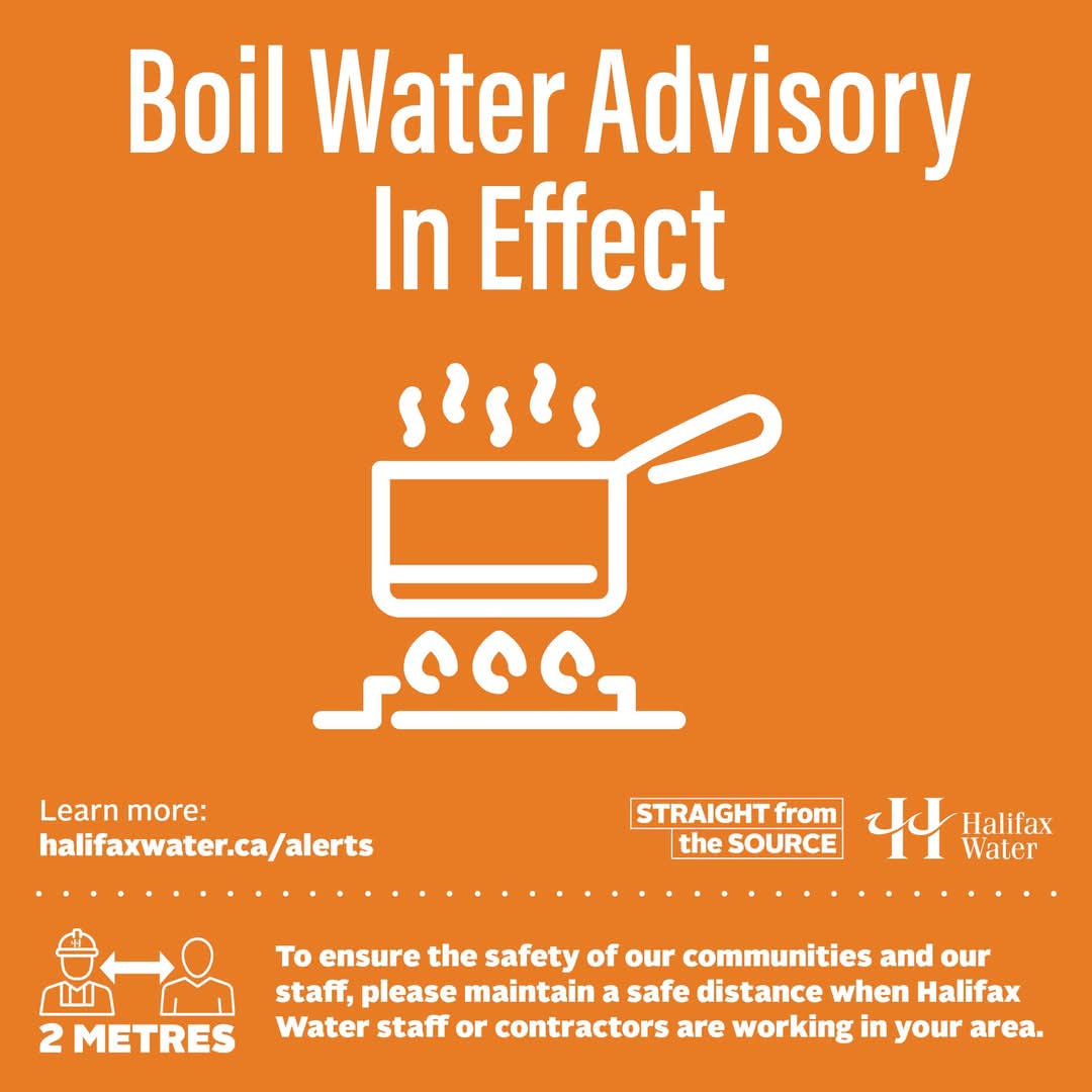 Boil Water Advisory in Effect for Beaver Bank, Middle and Lower Sackville, Upper Hammonds Plains, Bedford, Fall River, Halifax, Timberlea, Spryfield and Herring Cove