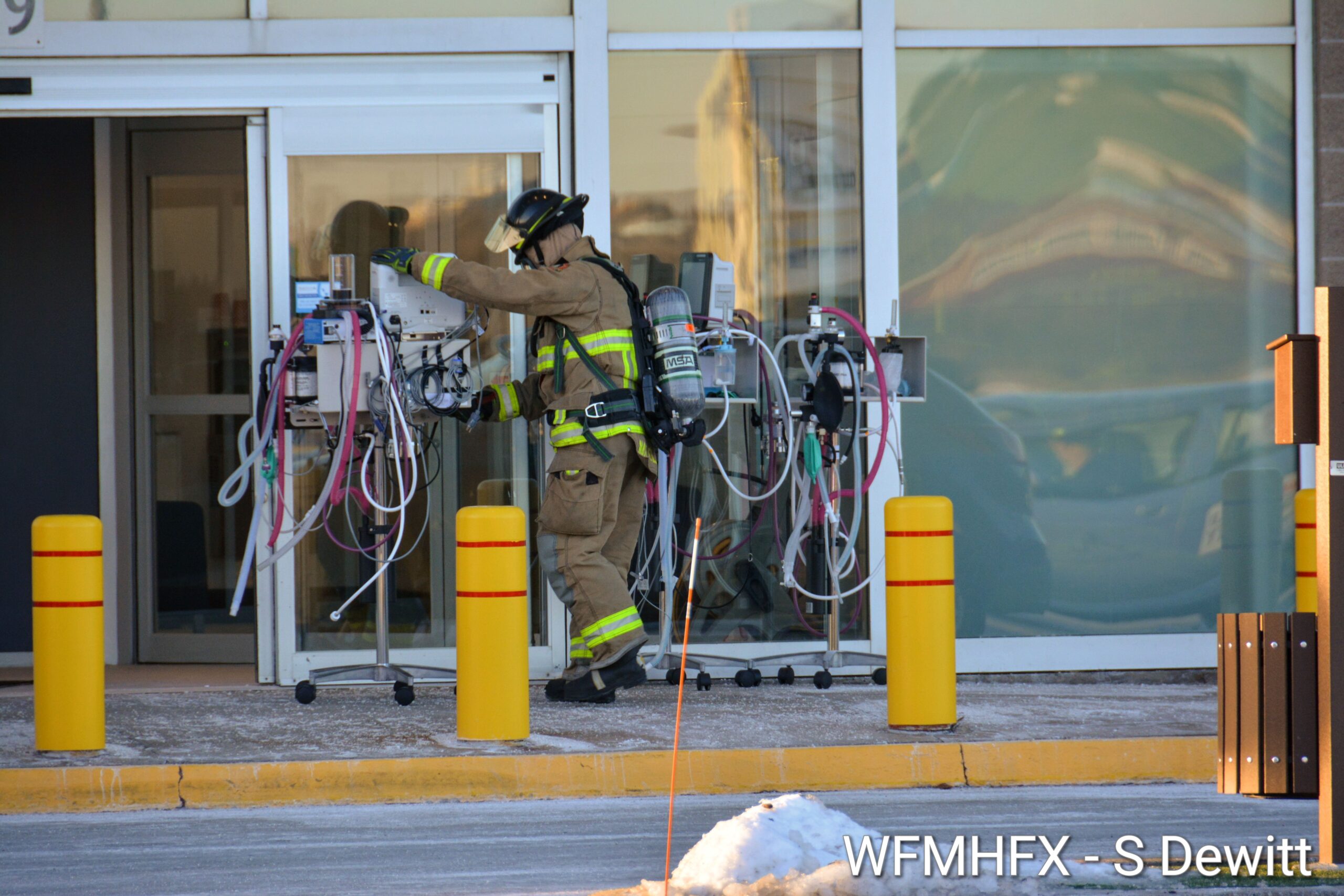 Emergency crews are on scene of a HAZMAT situation at the emergency vet clinic at Mic Mac Mall (Indigo building)