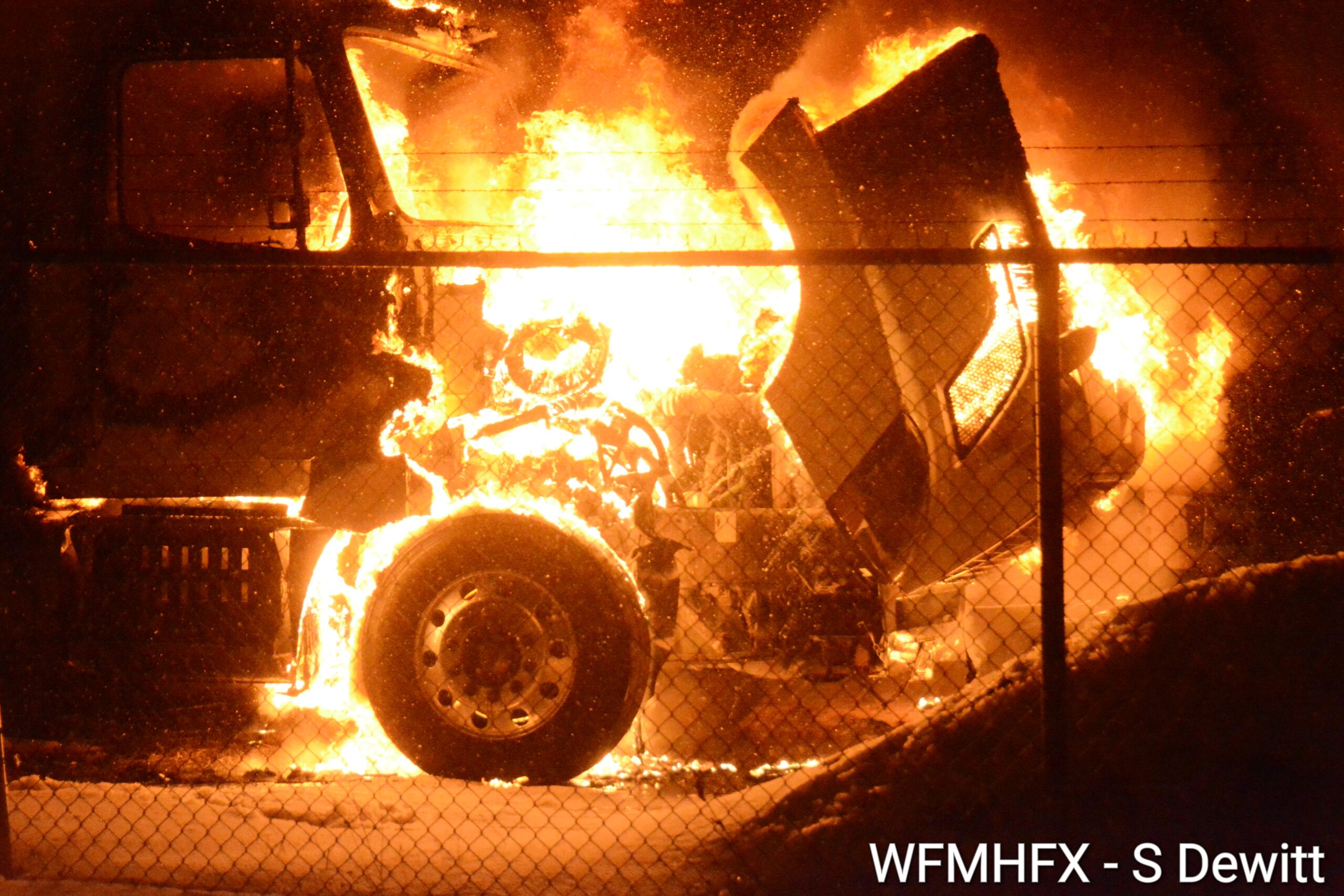 Vehicle fire in Dartmouth