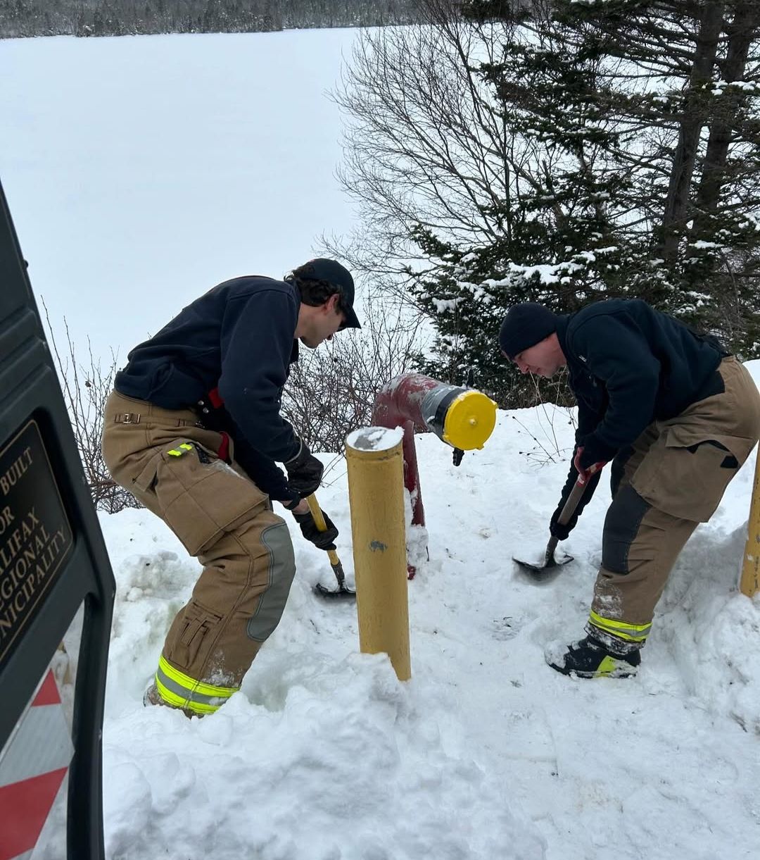 The Halifax Professional Firefighters would like to ask residents that, if you are able to, snow-covered fire hydrants should be cleared out as soon as possible