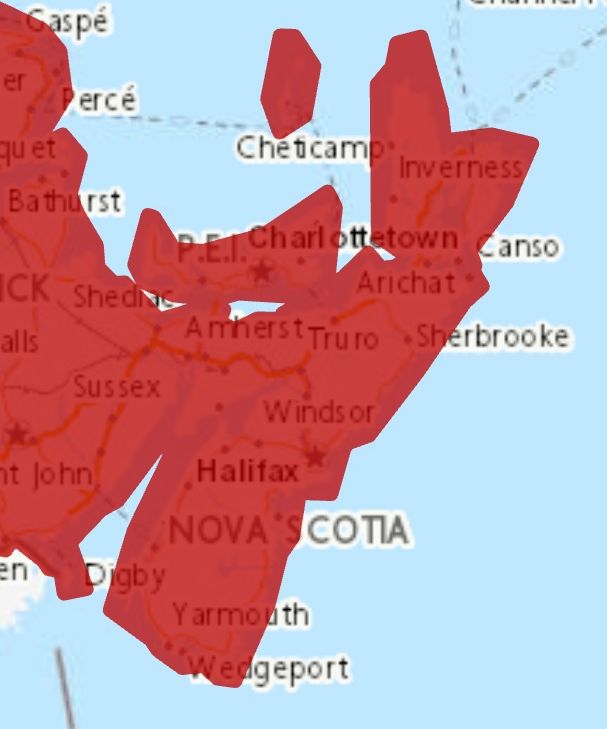 Wind warning in effect via Environment Canada  / Freezing rain warning
