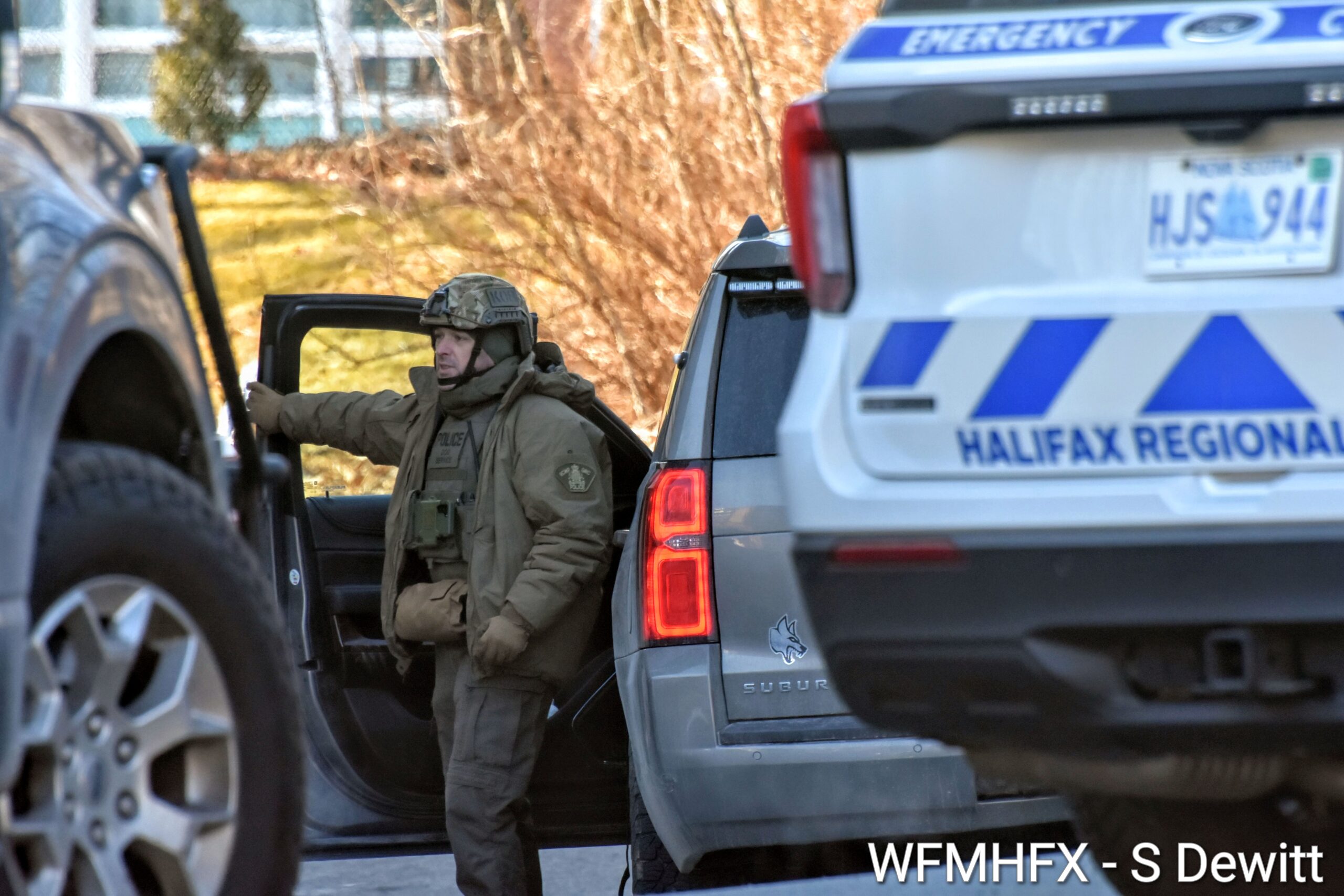 Police are conducting an operation on Crichton Avenue in Dartmouth in relation to an ongoing investigation