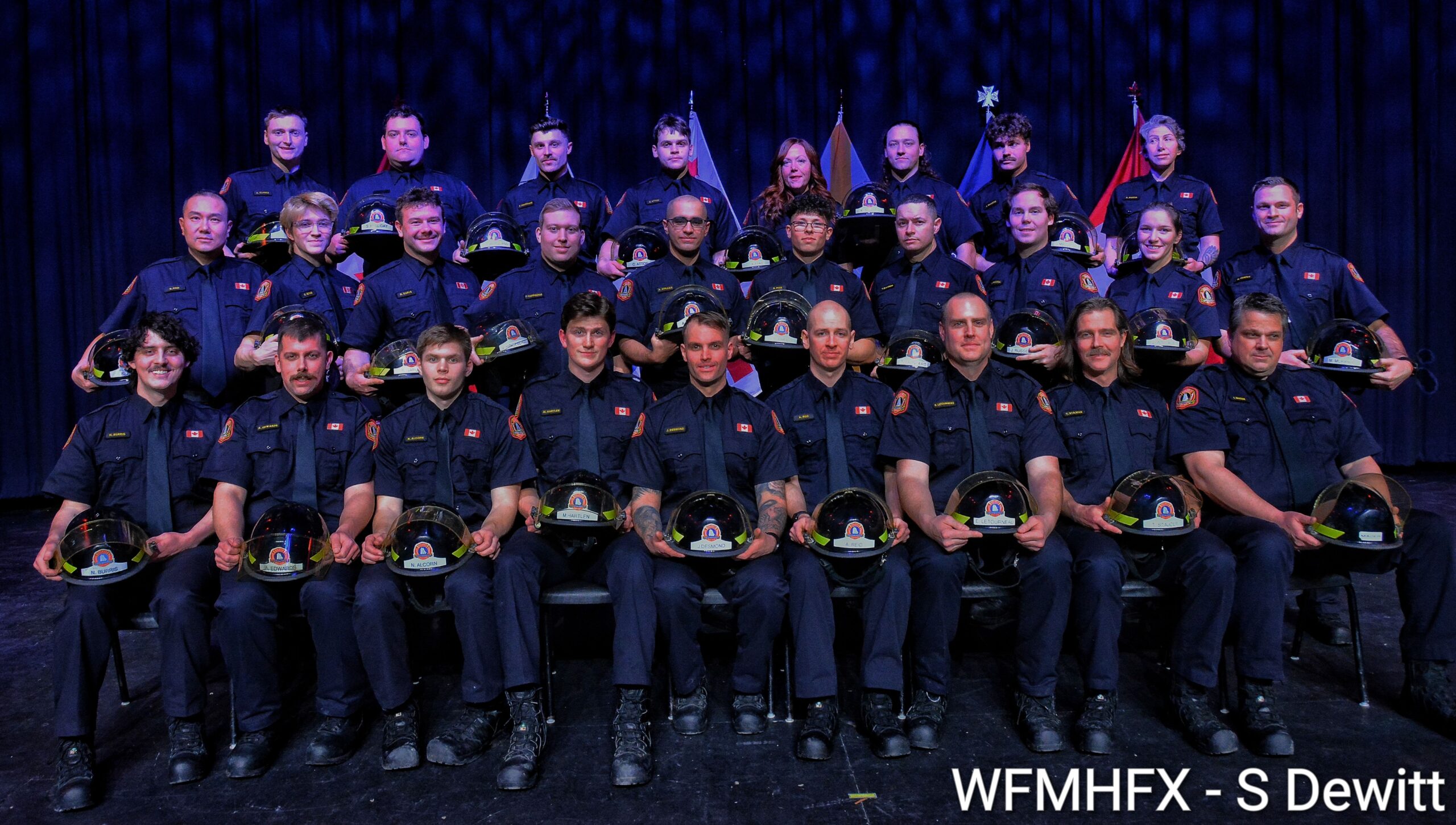 The HRFE welcomed 27 new volunteer graduates to the team tonight in a ceremony in Halifax