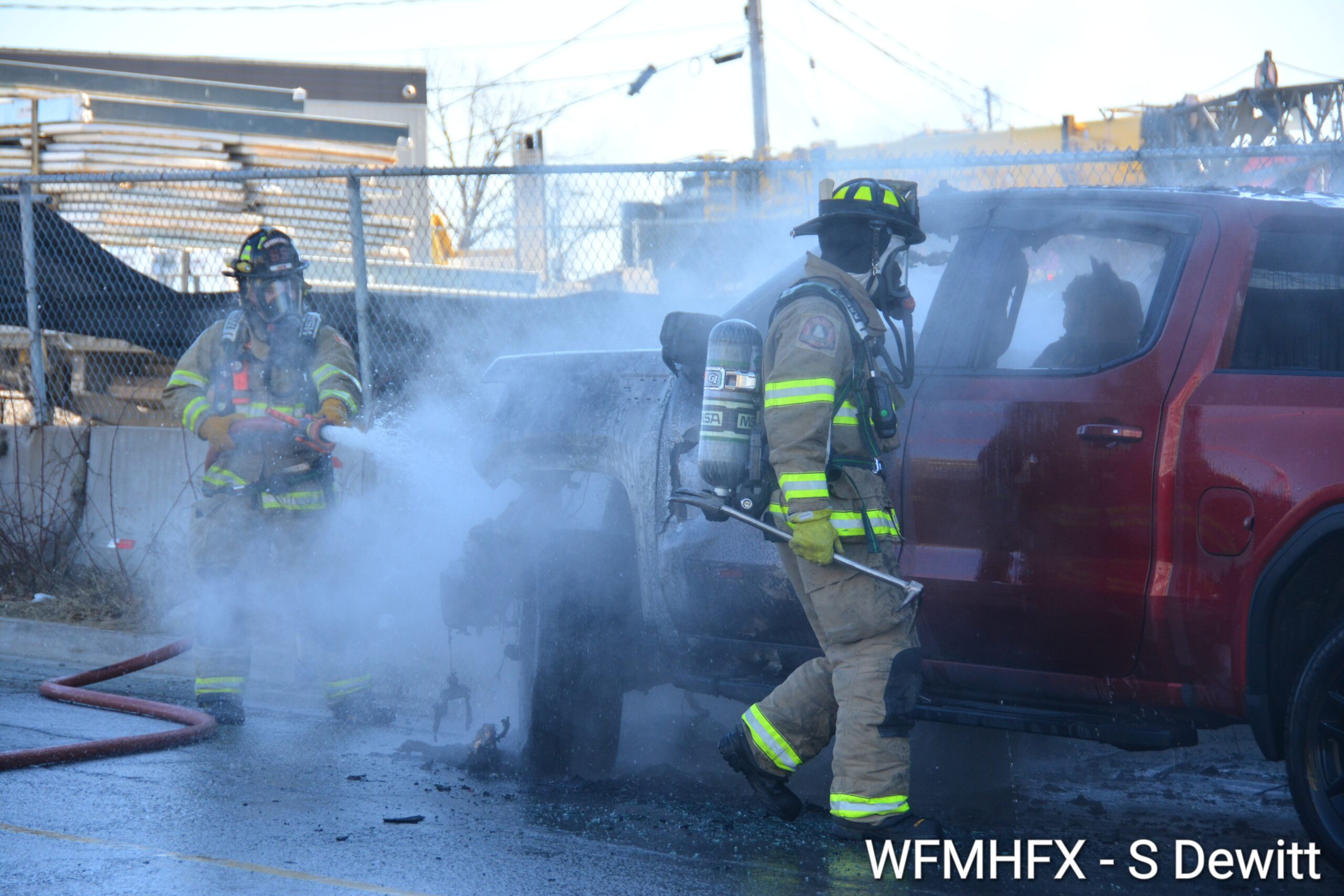 Vehicle fire in Dartmouth