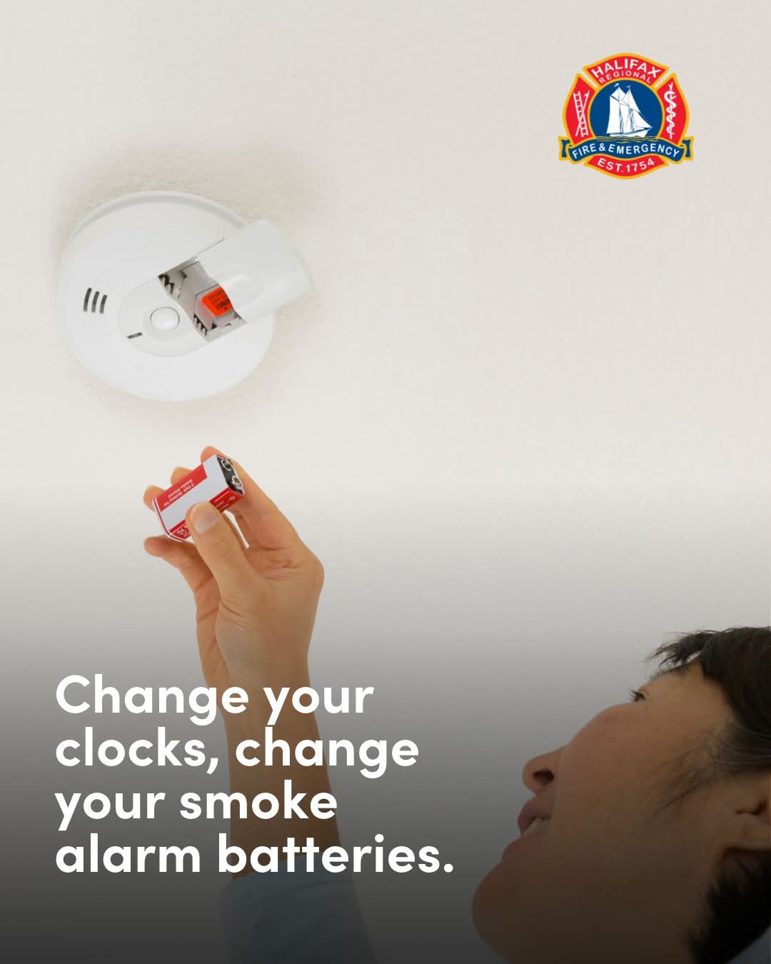 Please change the batteries and test all your smoke and carbon monoxide (CO) alarms