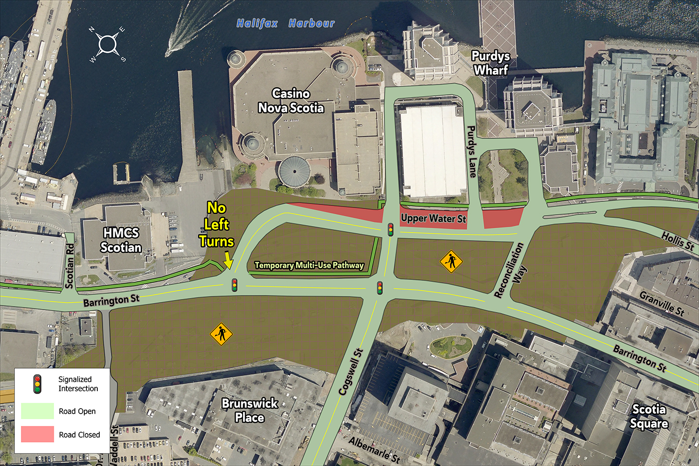 Street Modification – Upper Water Street