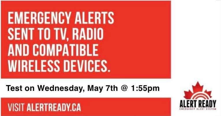 𝐍𝐨𝐯𝐚 𝐒𝐜𝐨𝐭𝐢𝐚 𝐀𝐥𝐞𝐫𝐭 𝐑𝐞𝐚𝐝𝐲 𝐓𝐞𝐬𝐭 Wednesday, May 7th @ 1:55pm