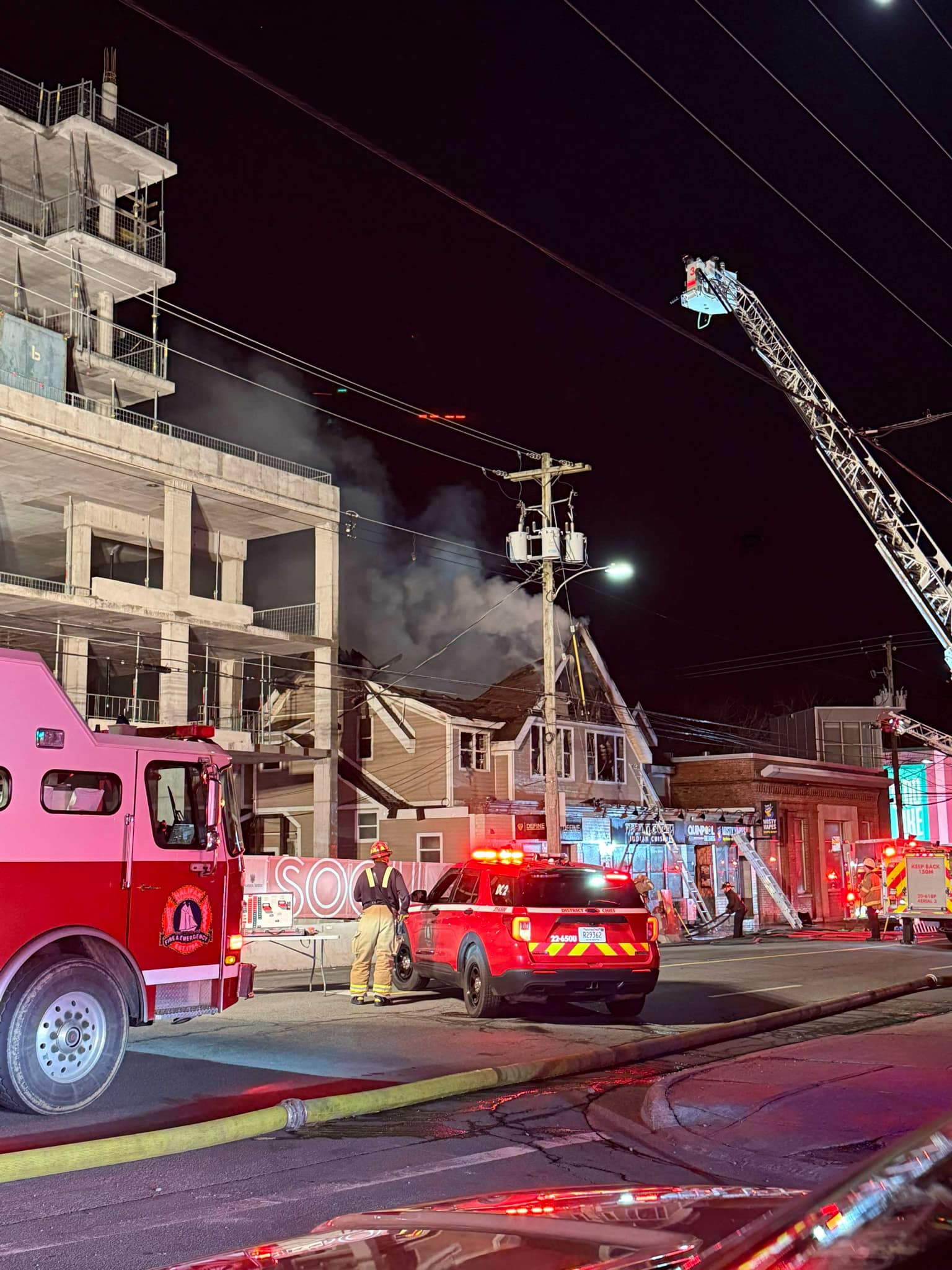 (Update) Late night fire - Quinpool Road