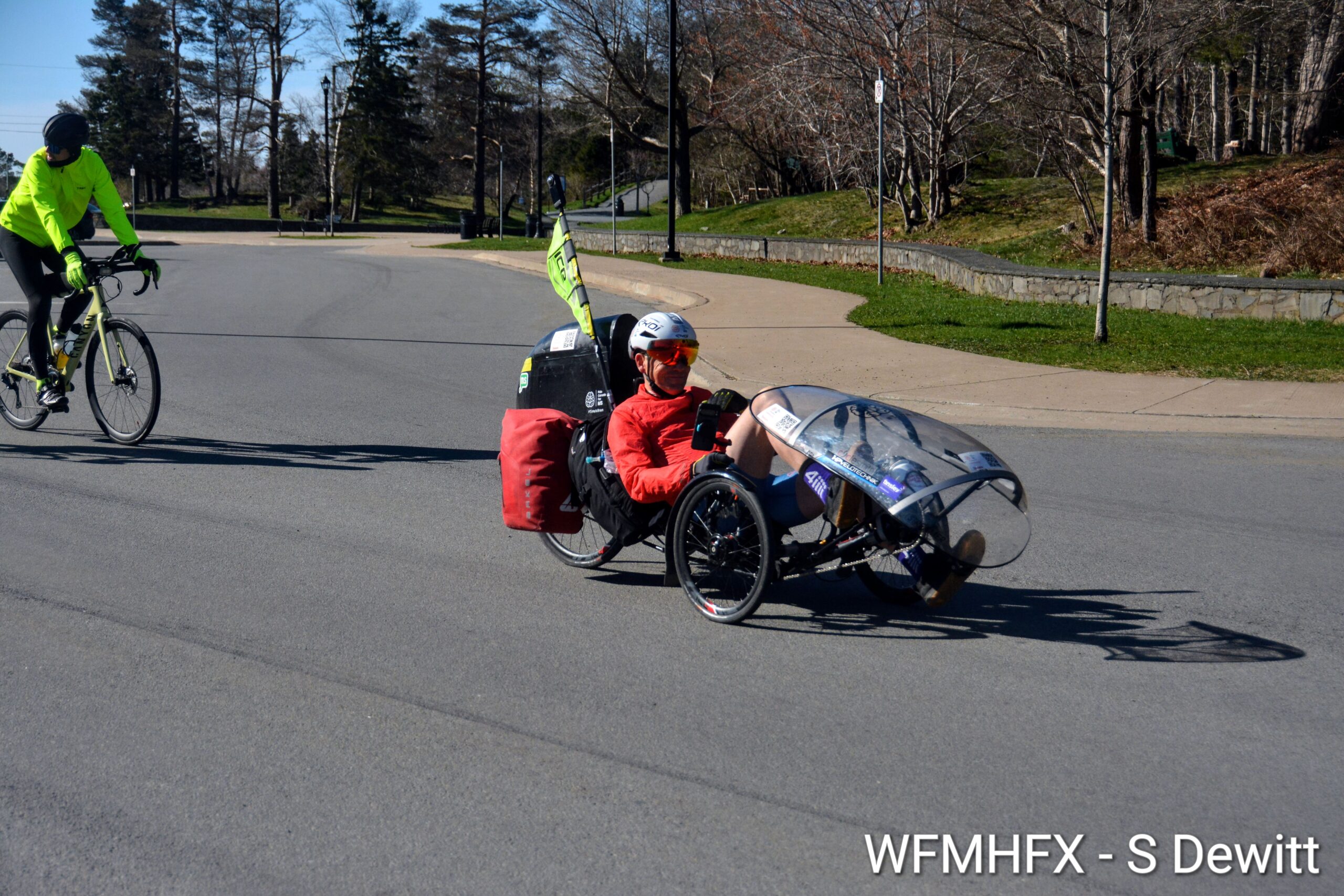 In photos - Amongst a supporte crowd, Dominic has set forth on an incredible journey - cycle across Canada to raise money and awareness for MS research!