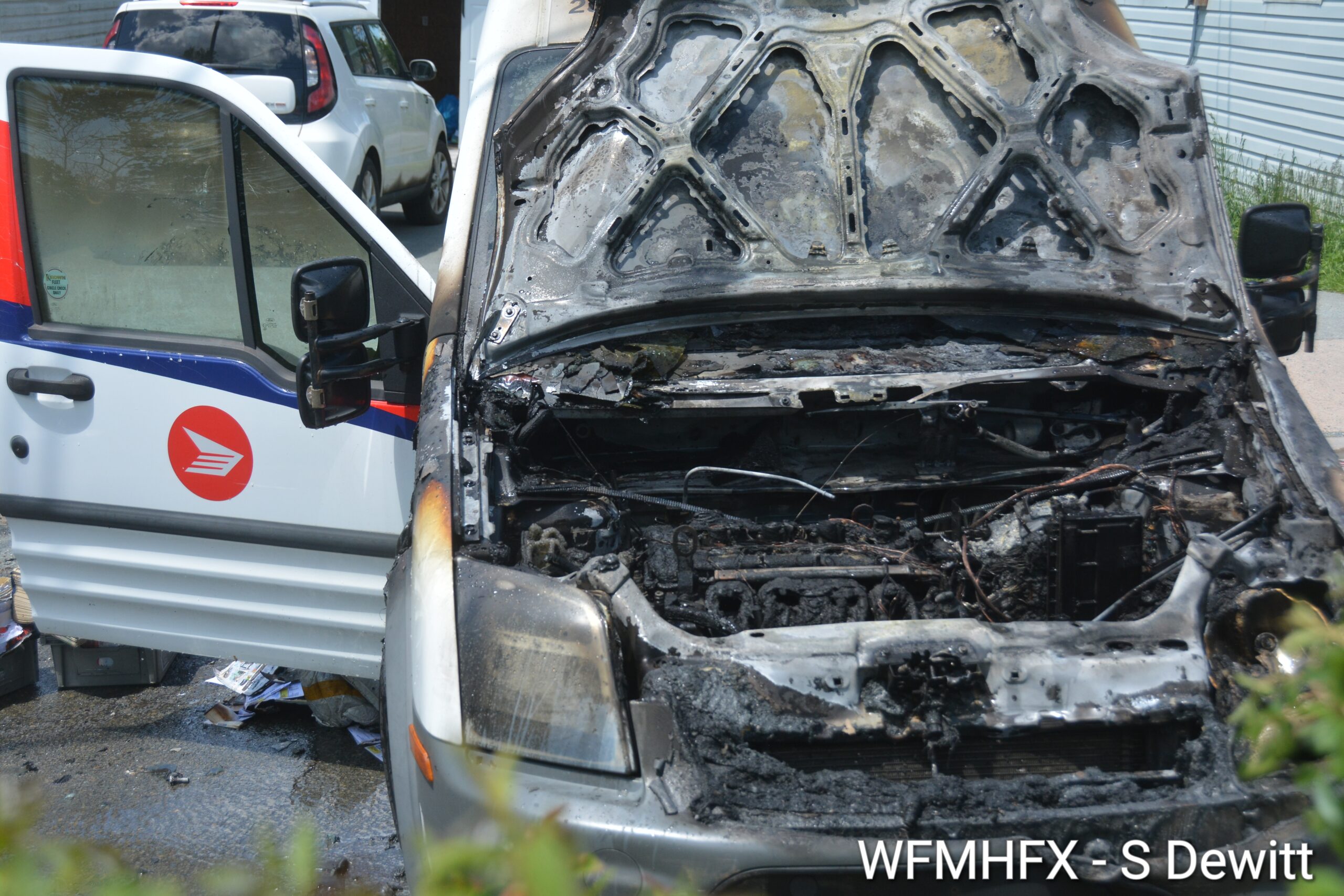 Vehicle fire in Dartmouth