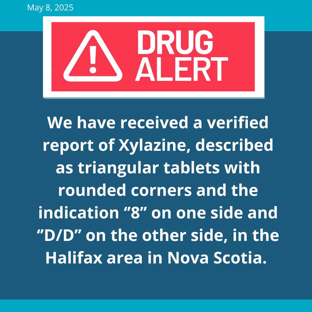 Verified Drug Alert, May 2025: Drug Analysis Service detected substance of concern