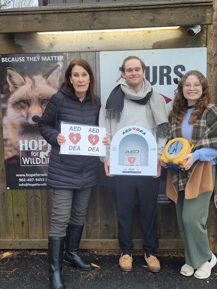Hope for Wildlife is happy to announce that they now has a community-available Automated External Defibrillator (AED) on-site!