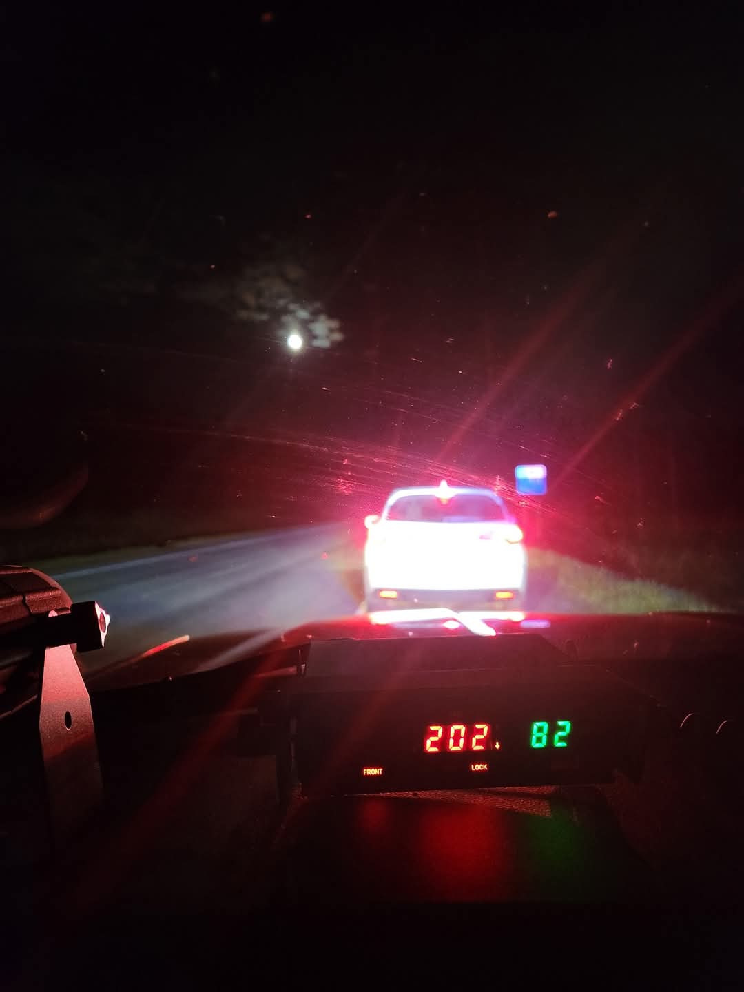 Pictou County District RCMP officer stopped an 18-year-old driver going 202 km/h in a 100 km/h zone