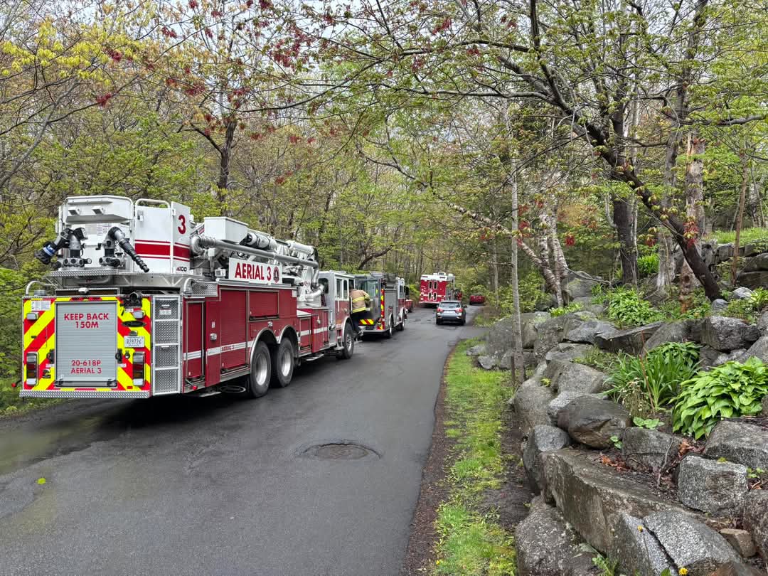 At 3:01 PM, #hfxfirefighters responded to an injured hiker deep in the trails of Sir Sandford Fleming Park in Halifax