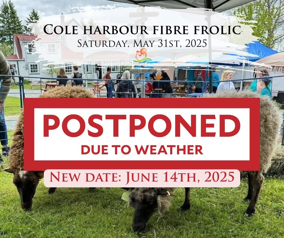 New date - Join us Saturday, June 14th, 2025, for our annual Fibre Frolic where we celebrate all things woolly!
