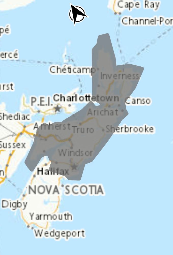 Frost advisory is in effect via Environment Canada