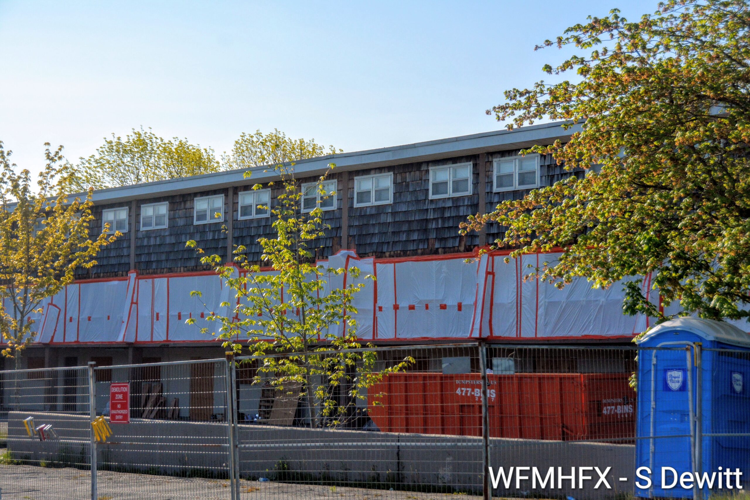Demolition continues at Ocean Breeze