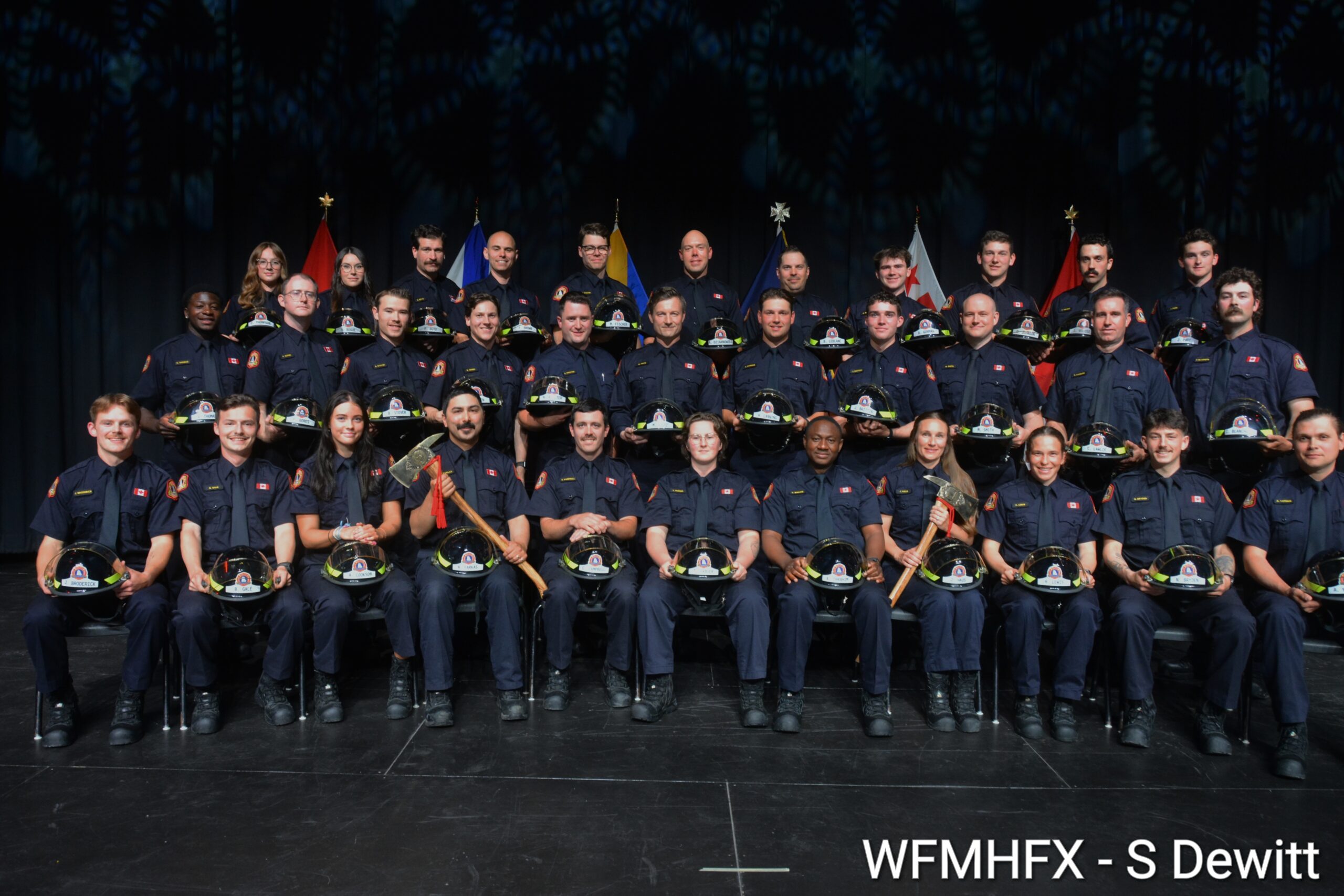 New HRFE volunteer firefighters ready to serve their community