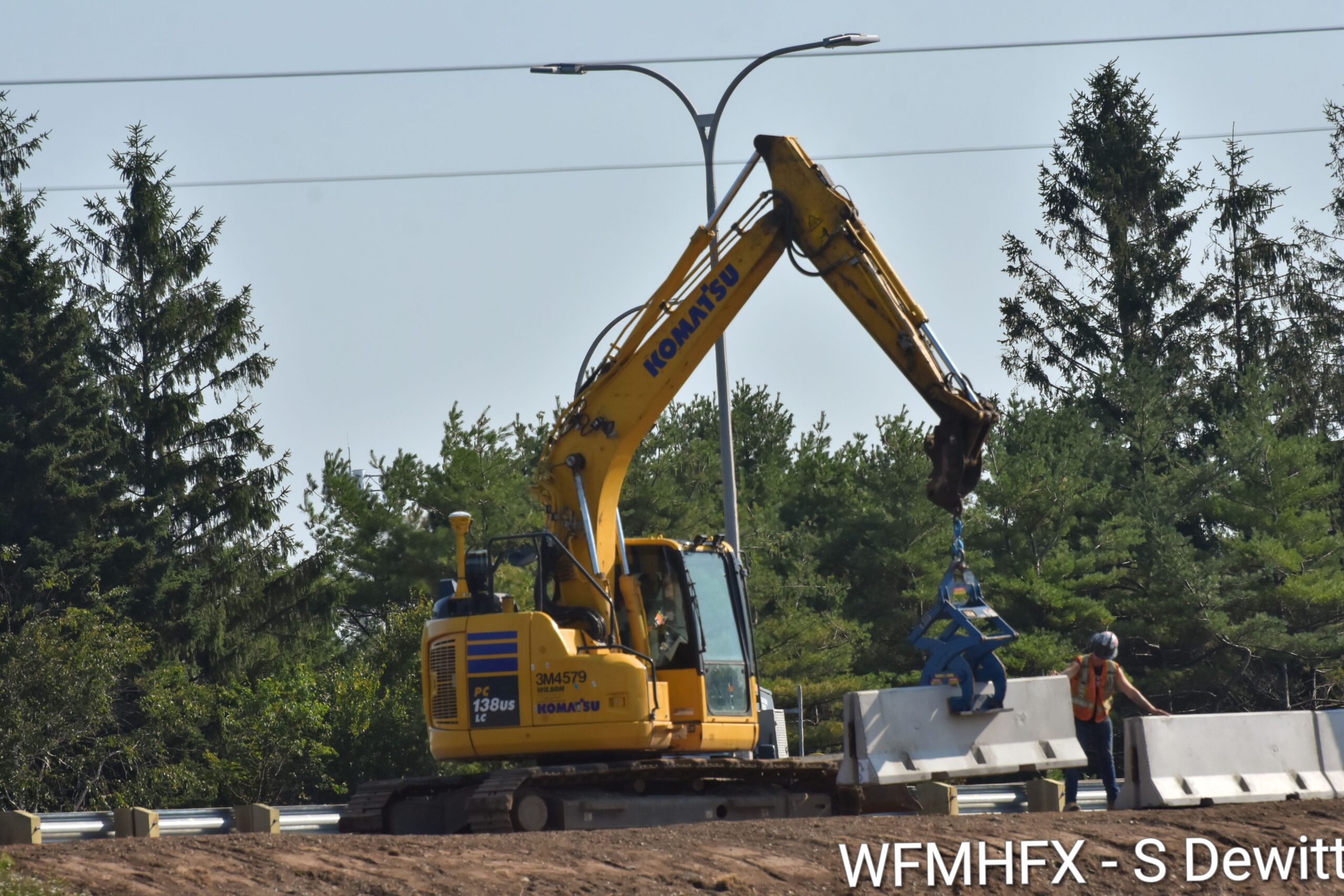 Work on the MacKay Bridge