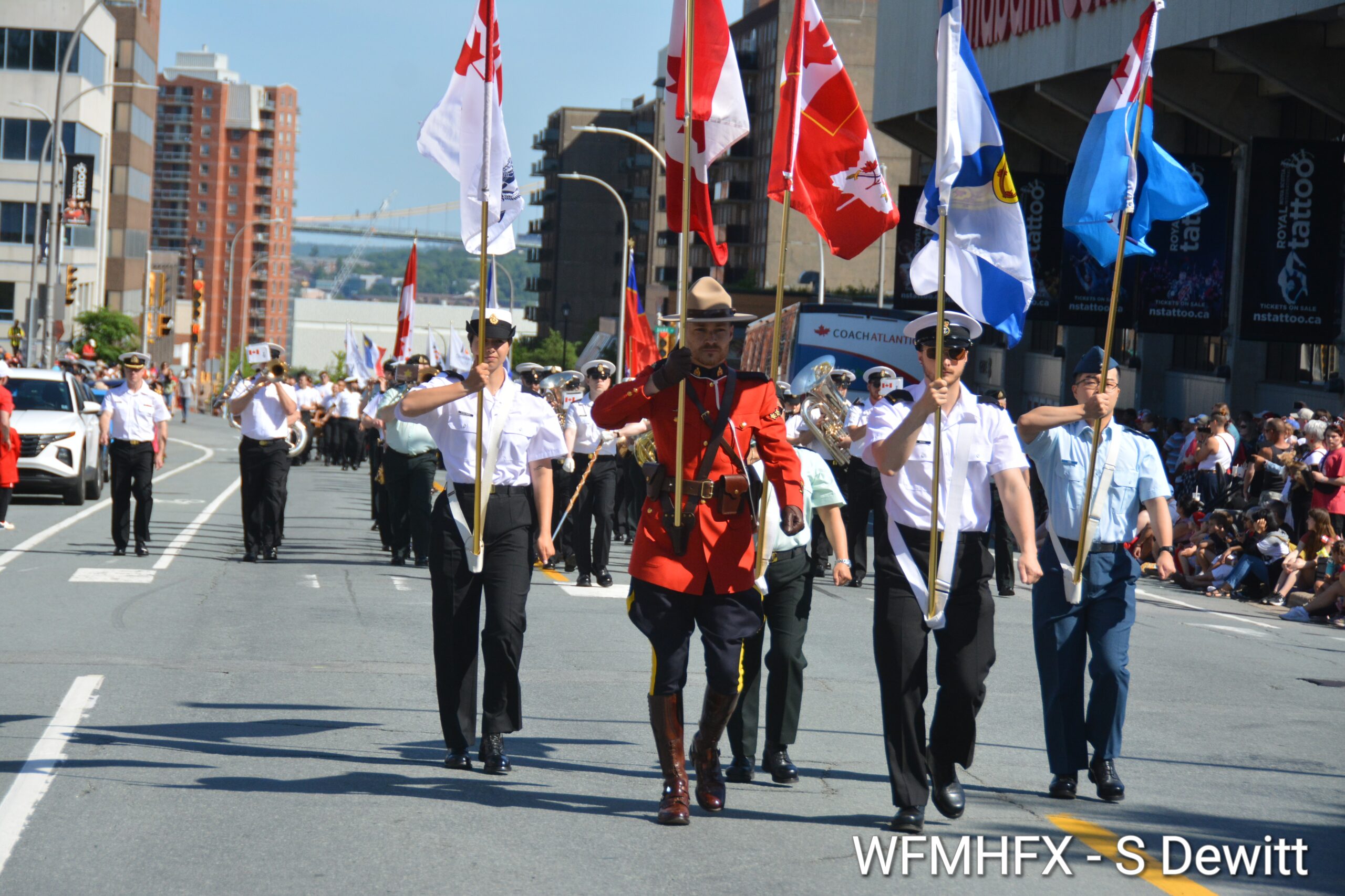 In photos - The Canada Day Parade, held by the Nova Scotia Tattoo, entertained the crowd as they thundered through Halifax under bright blue skies!