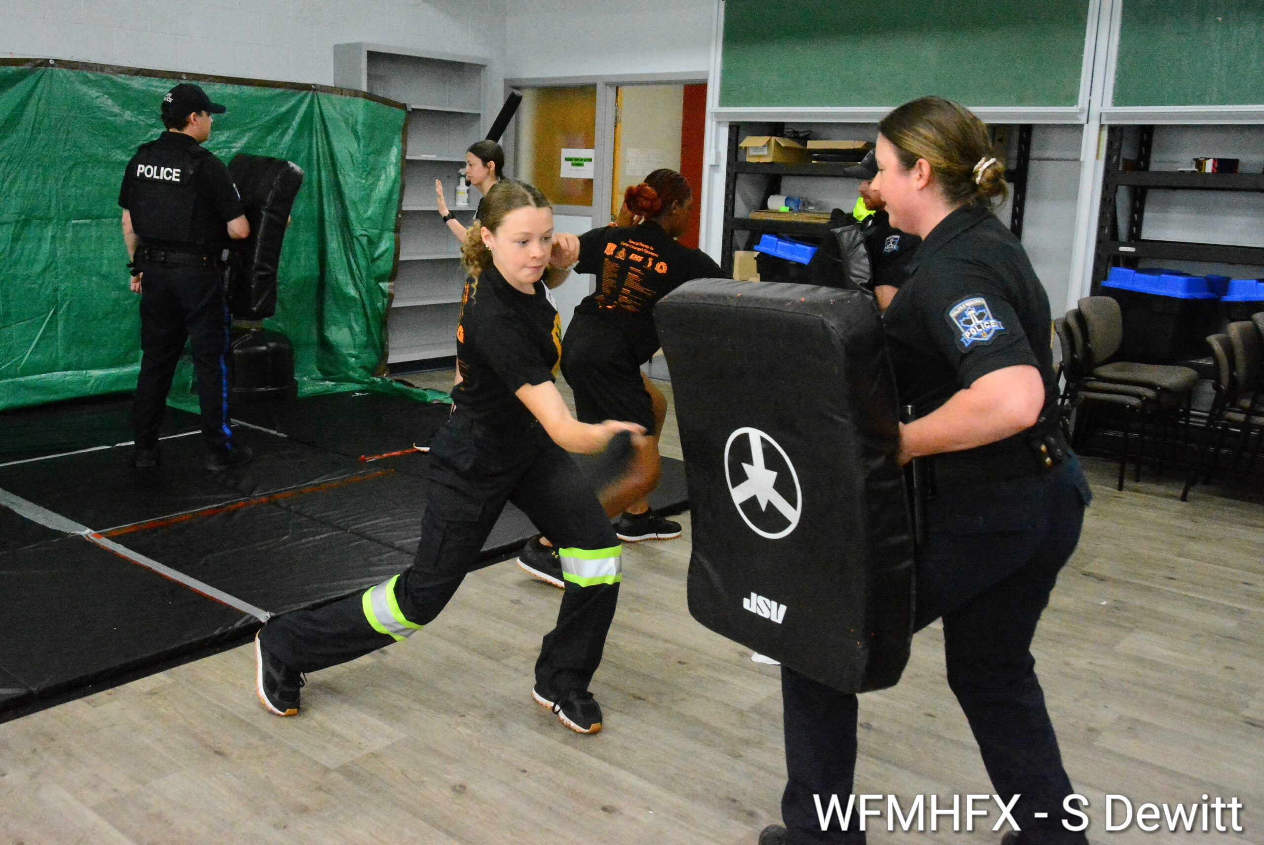 In photos –  The heat is on as Camp Courage tackled Police Day 1 in Dartmouth! 