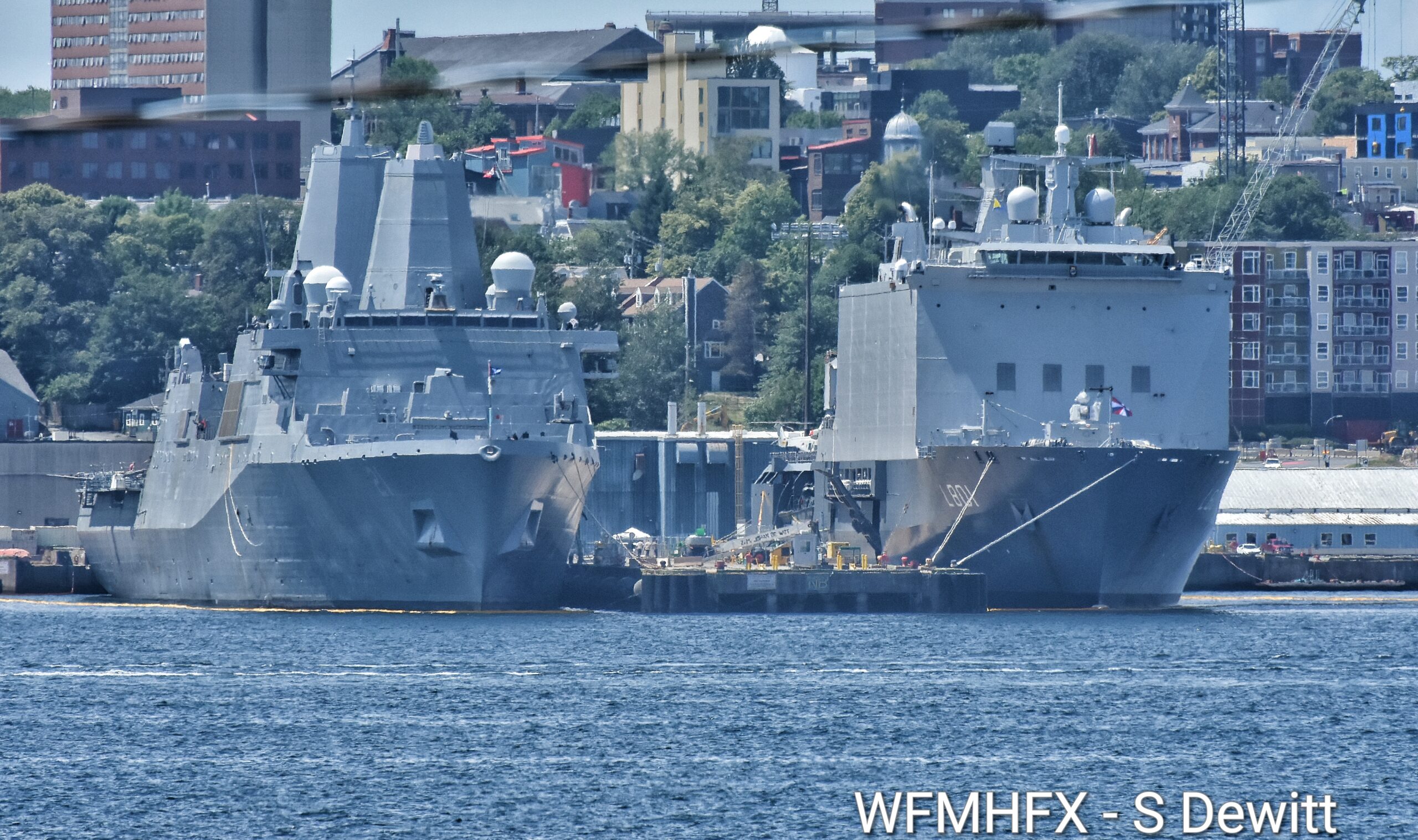 Busy at CFB Halifax with two big visitors!