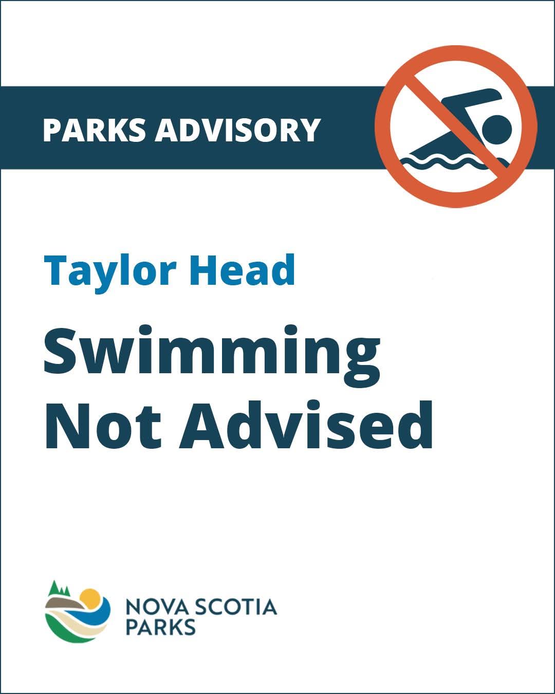Swimming Not Advised at Taylor Head
