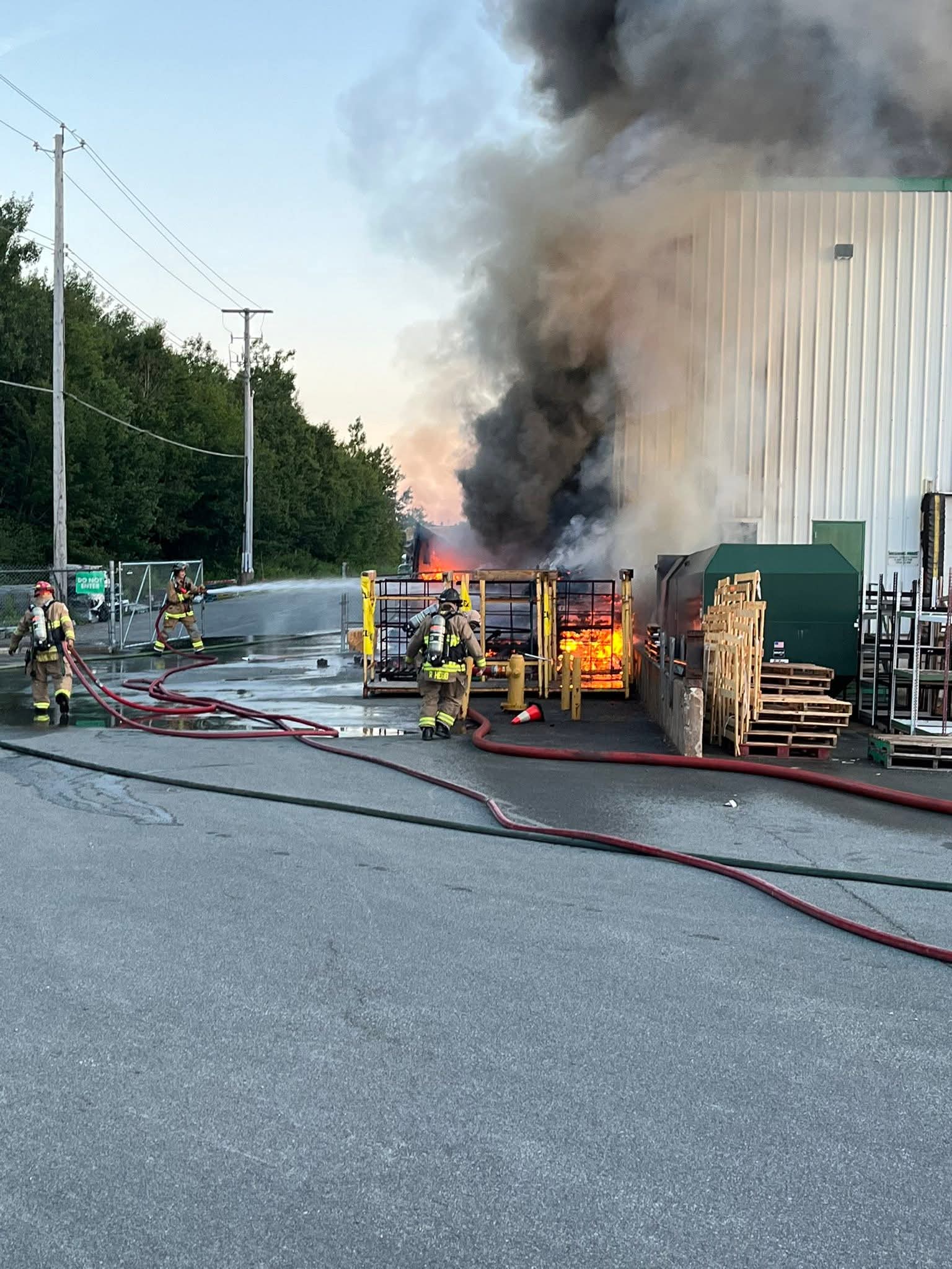 EARLY MORNING FIRE – CHAIN LAKE