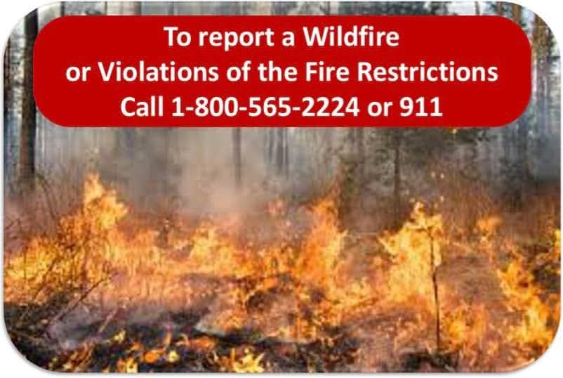 What to do if a wildfire happens