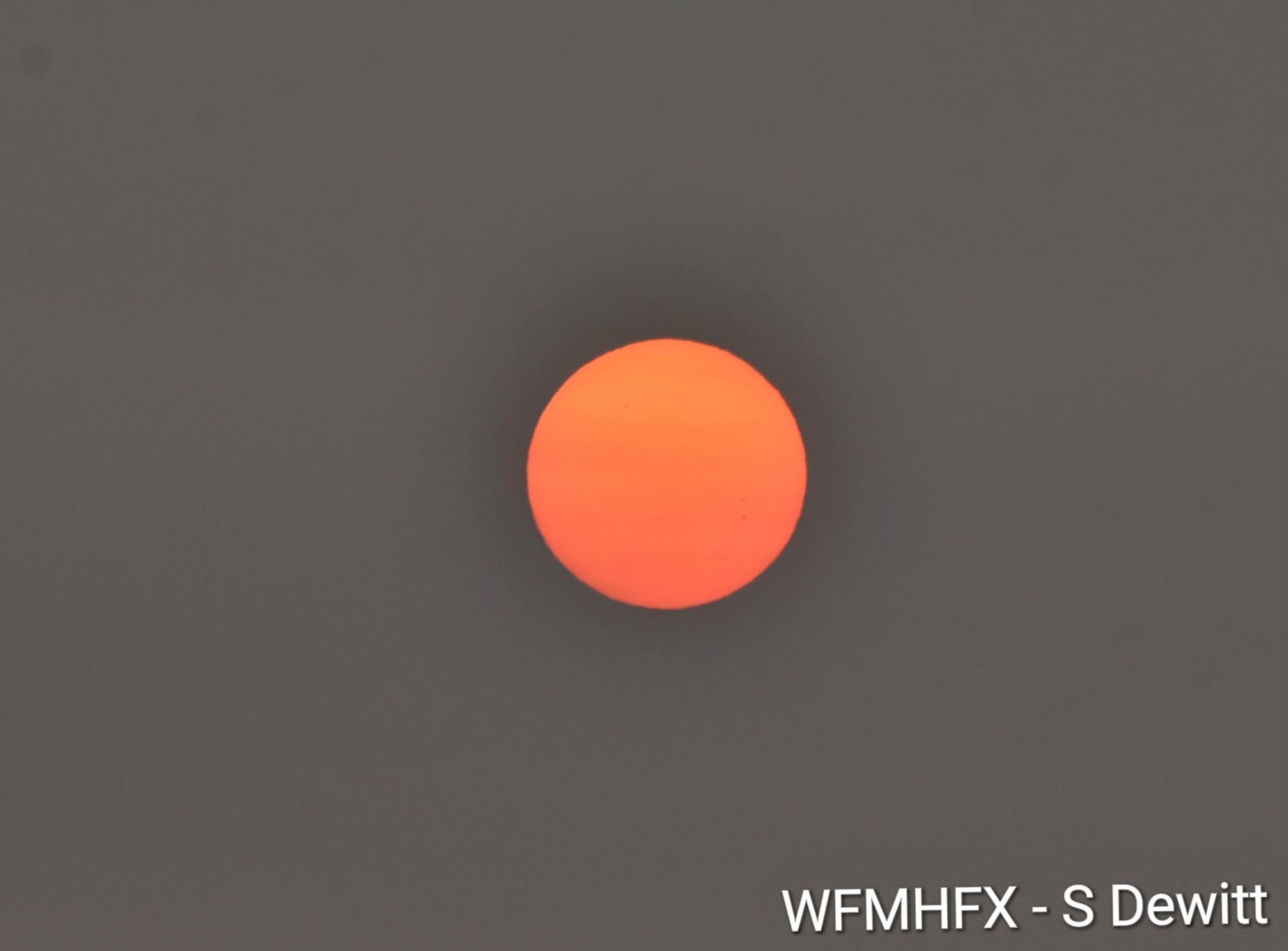 Smoky sunset in HRM