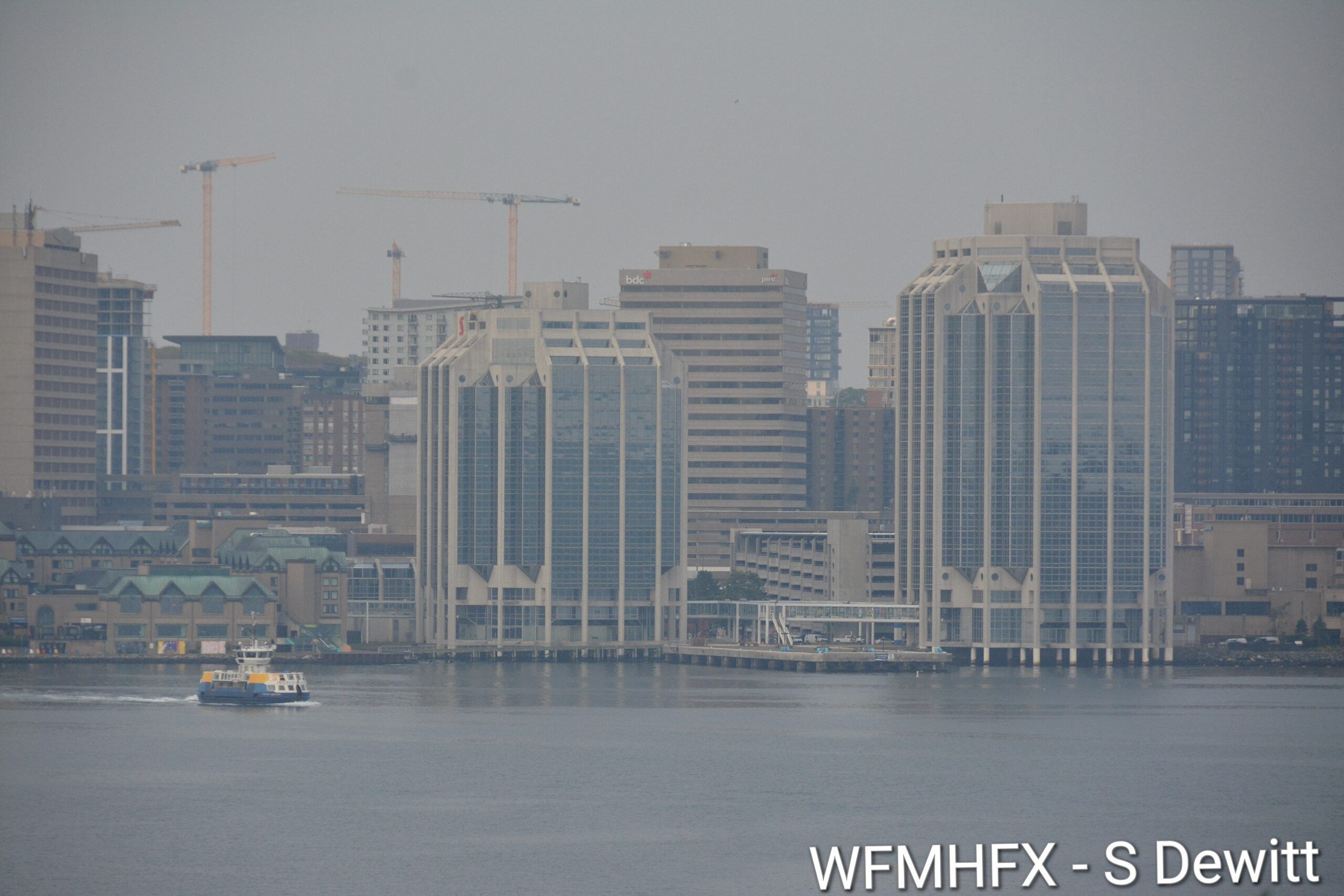 Hazy skies over HRM
