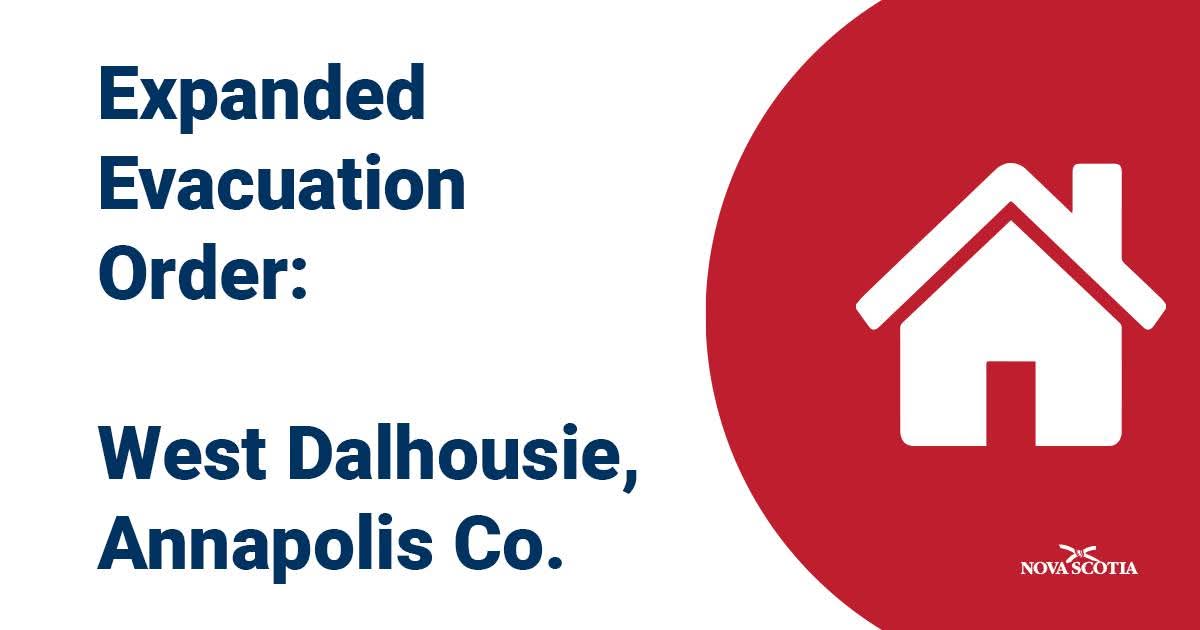 Update on evacuation order in Annapolis County