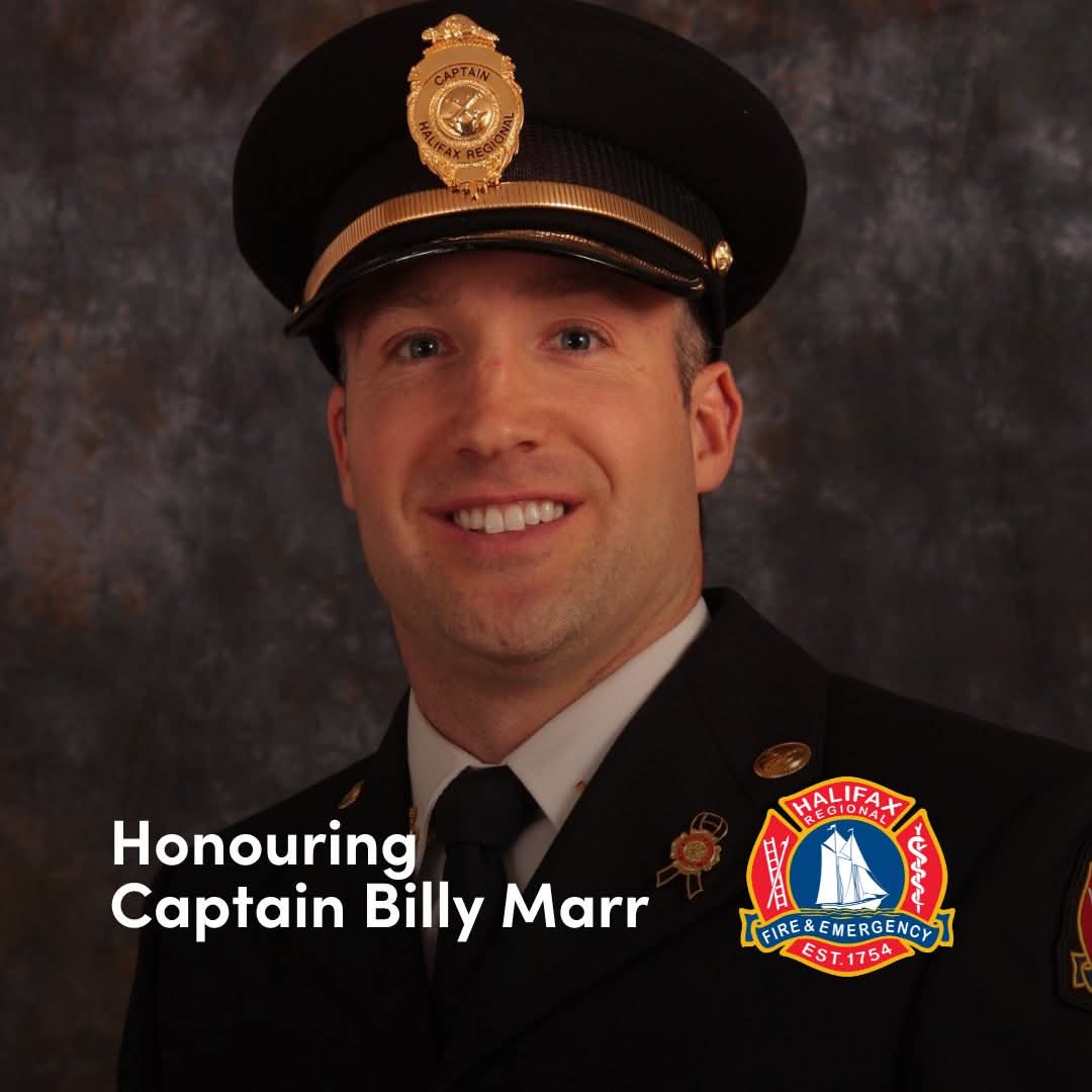 Today, we honour Captain Billy Marr who is being recognized at the Canadian Fallen Firefighters Foundation Memorial in Ottawa