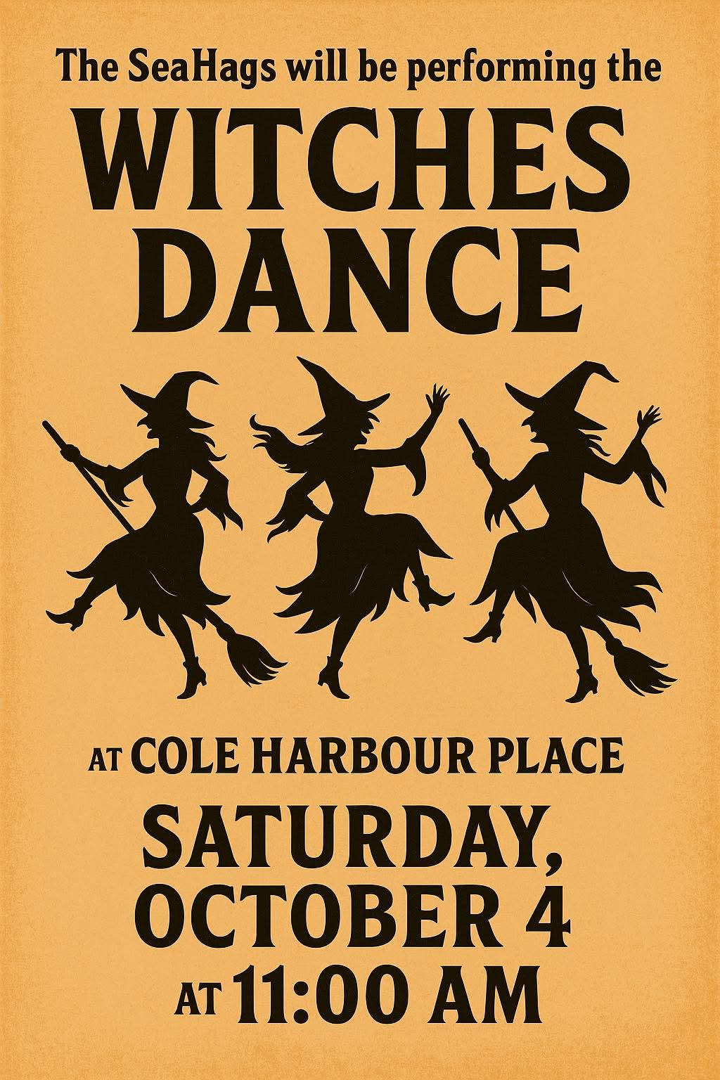SeaHags Witches Dance at Cole Harbour Place!