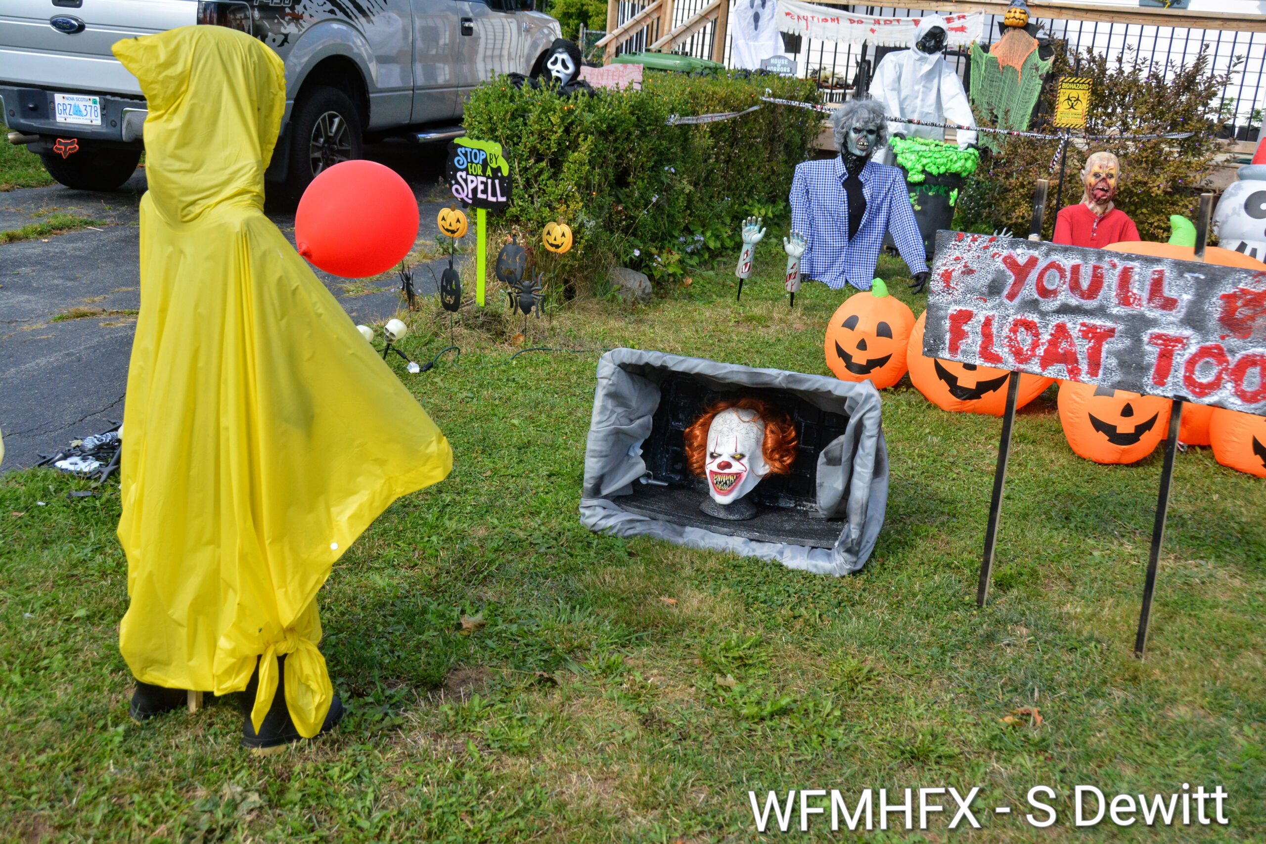 In photos - There's no Clowning around on Sarnia Ave in Dartmouth, and you'd be wise to not get carried away!