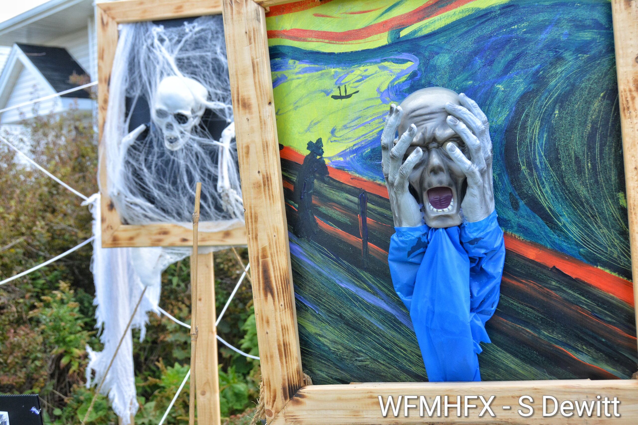 In photos - Art imitates in-life at this masterpiece on Osbourne Dr in Eastern Passage, but BEWARE! A bad critique could spell your doom!