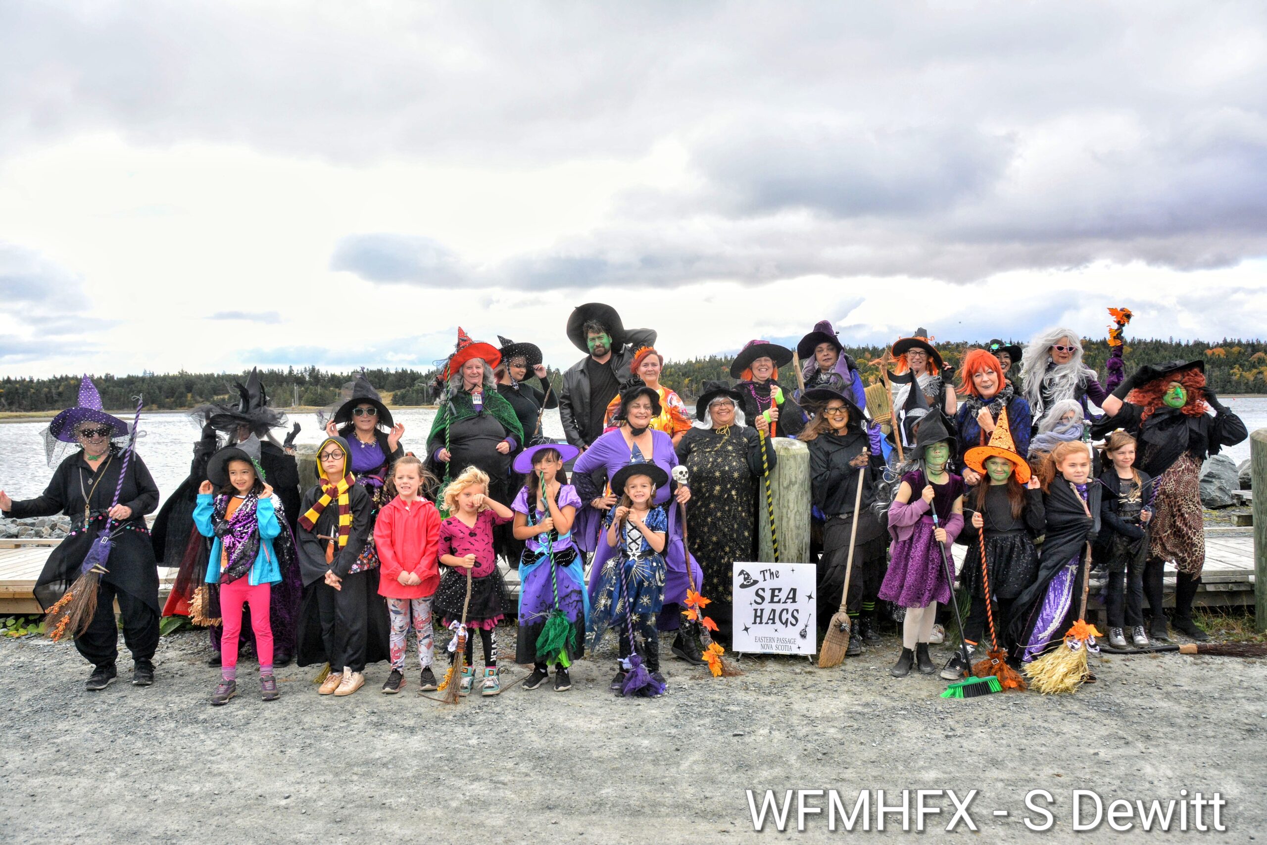 In photos – The SeaHags of NS delighted the crowd today at Fisherman's Cove in Eastern Passage as they stole the stage for the annual Witches Dance!