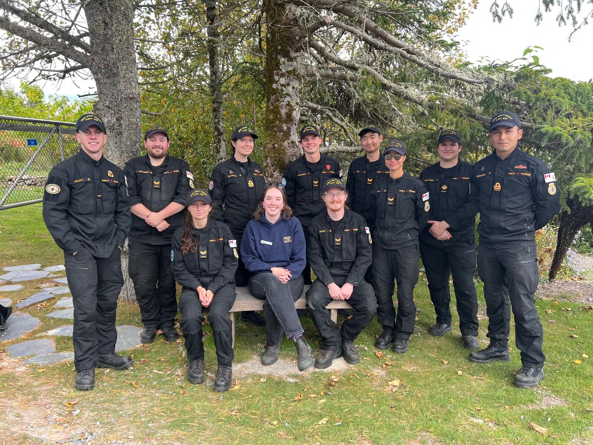 Thank you to the crew of HMCS Harry DeWolfe!