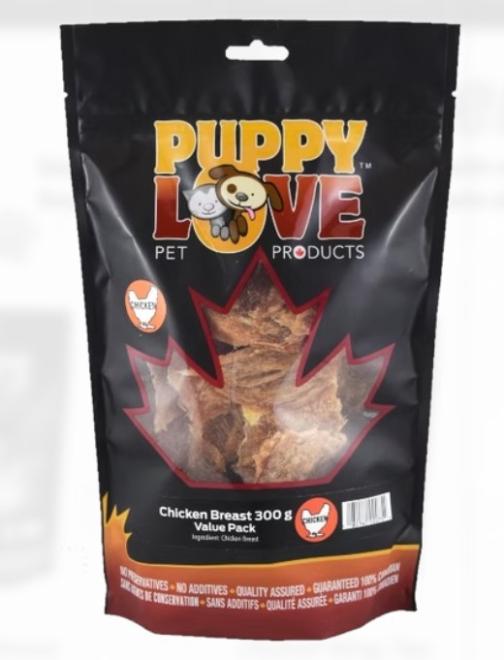 Certain Puppy Love and Puppy World Brand raw Pet Treats recalled due to possible Salmonella