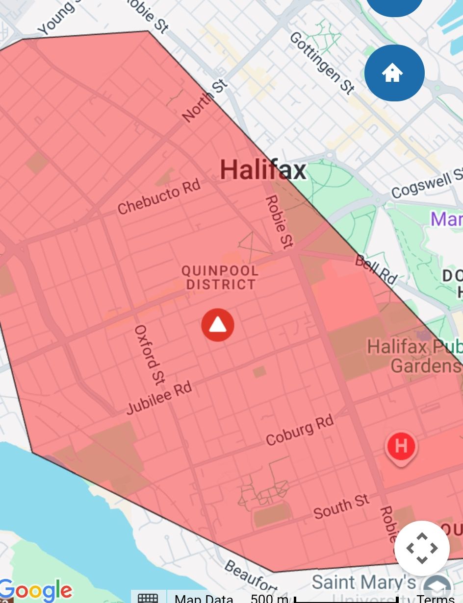 Power outage in Halifax
