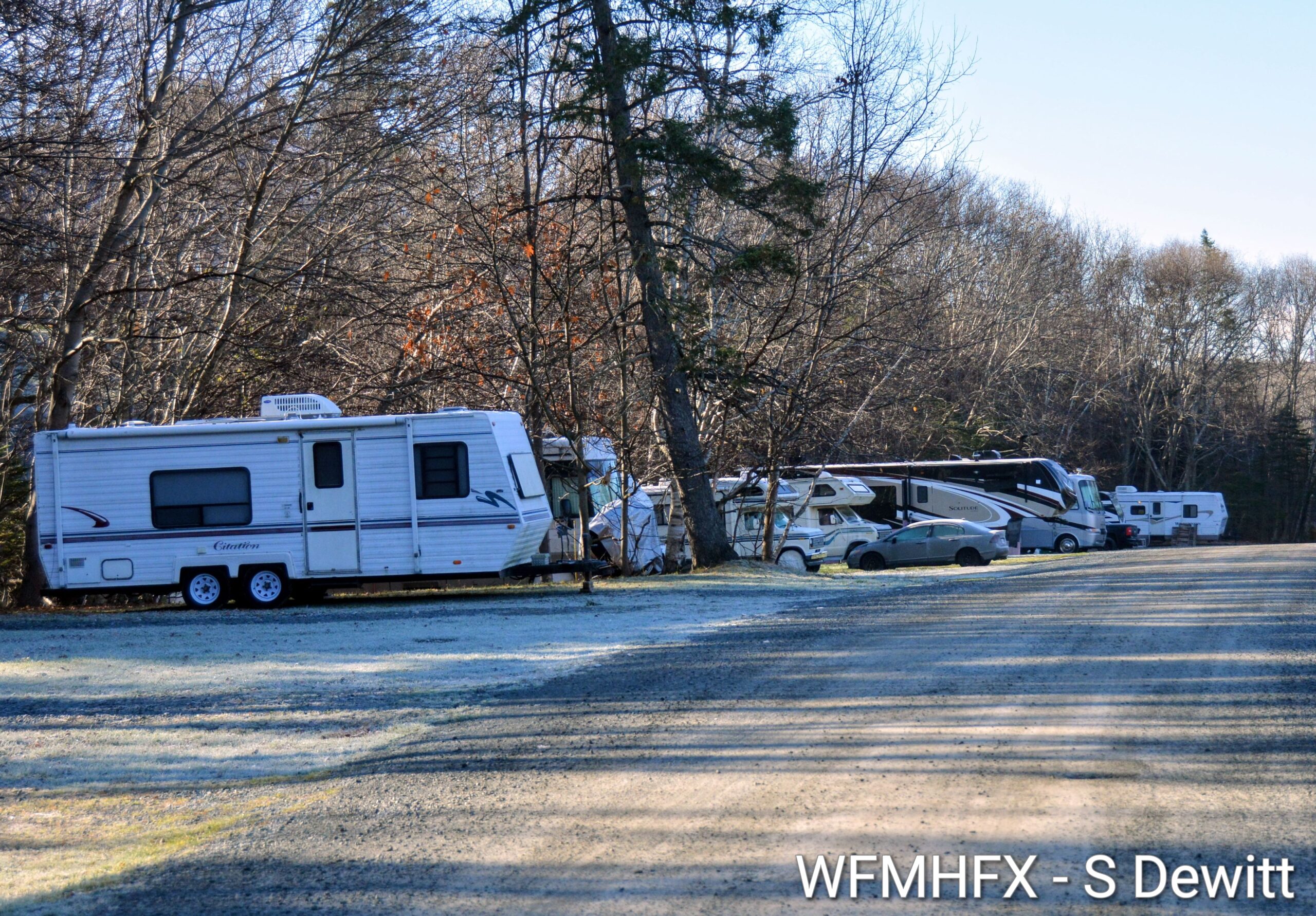 People renting RV spaces at Shubie Campground in Dartmouth will be able to stay and access supports this winter, with funding from the Province