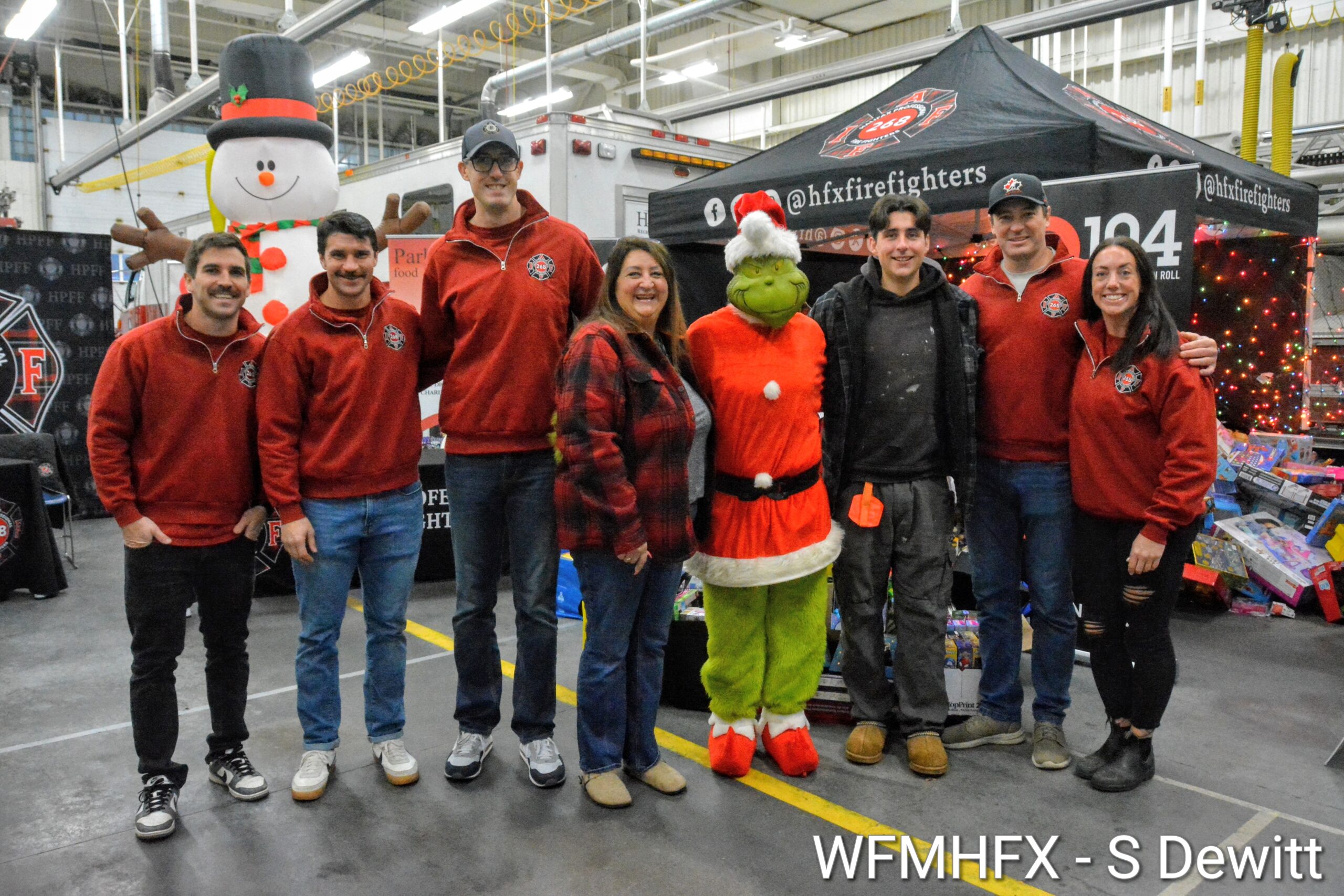 In photos - The last day of the Q104 Toy Drive, partnered with the Halifax Professional Firefighters, has exploded since yesterday!