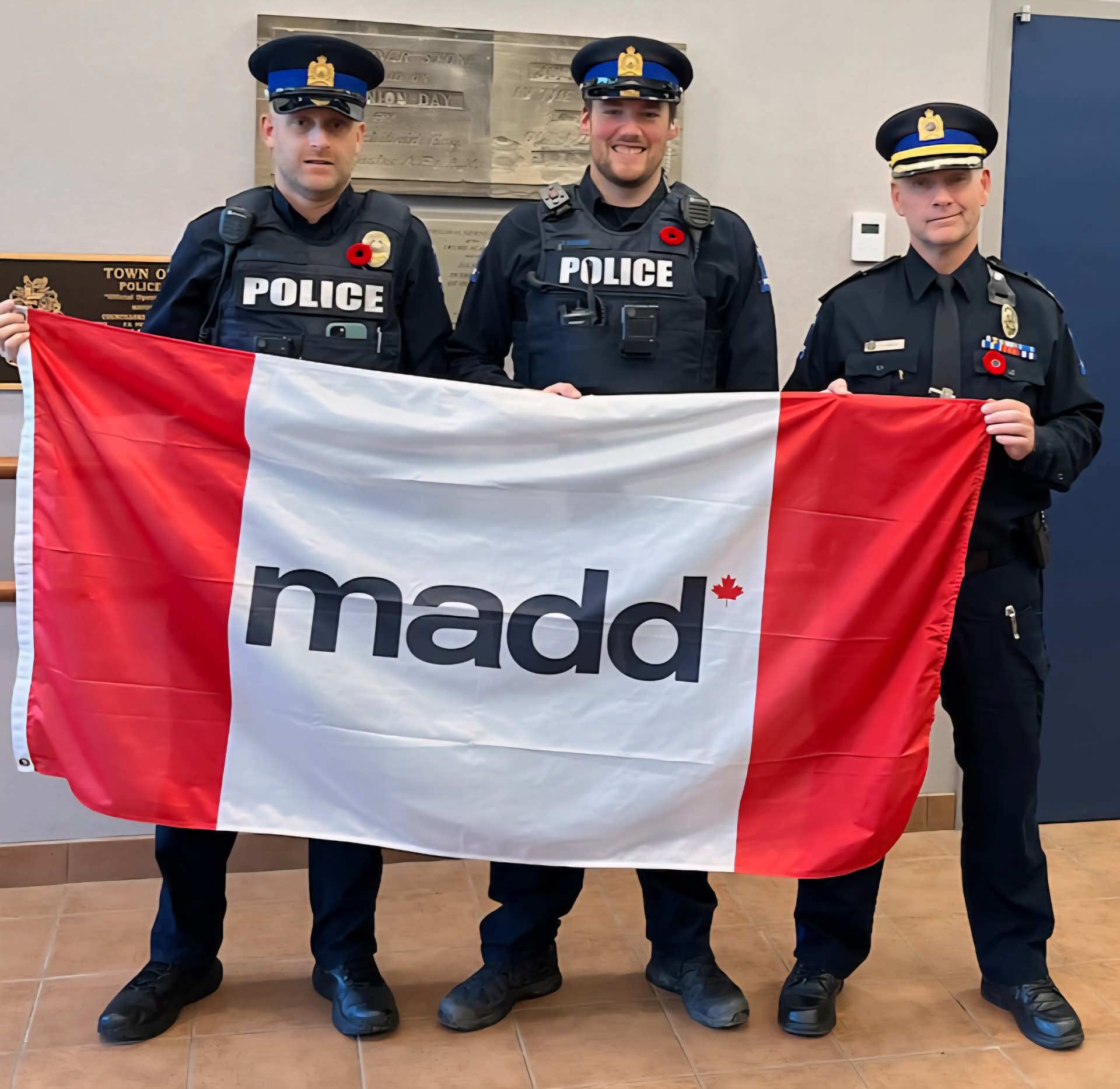 The Truro Police Service is proud to partner with MADD Cobequid again this year for Project Red Ribbon. This annual awareness campaign promotes sober driving during the holiday season