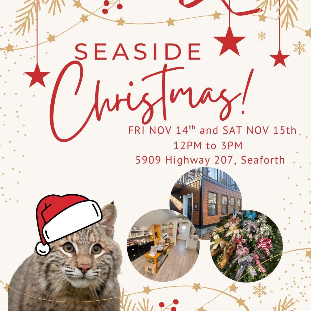 Santa Jessie would like to invite everyone to Hope for Wildlife this Friday and Saturday from 12PM to 3PM for our annual Seaside Christmas Days!